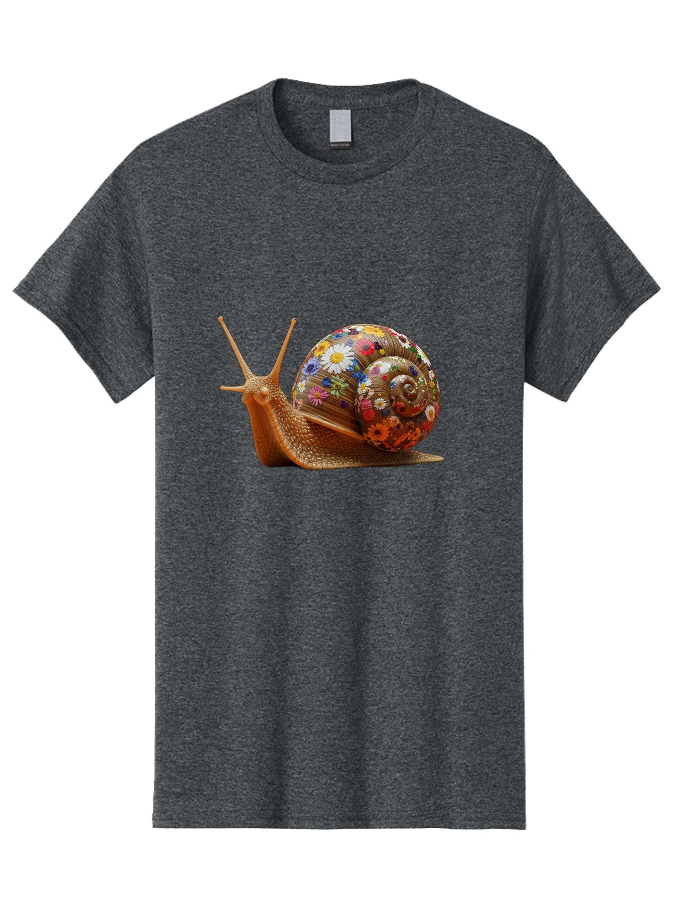 Floral-Snail-4 Men'S Graphic Tee, 100% Cotton, Comfortable Casual Summer Wear, Machine Washable, Vintage Camera, Old Camera, Antique Camera, Black Camera, Classic Photography, Photography Equipment, Nostalgic Device, Film Camera, Camera Art Bag466 10