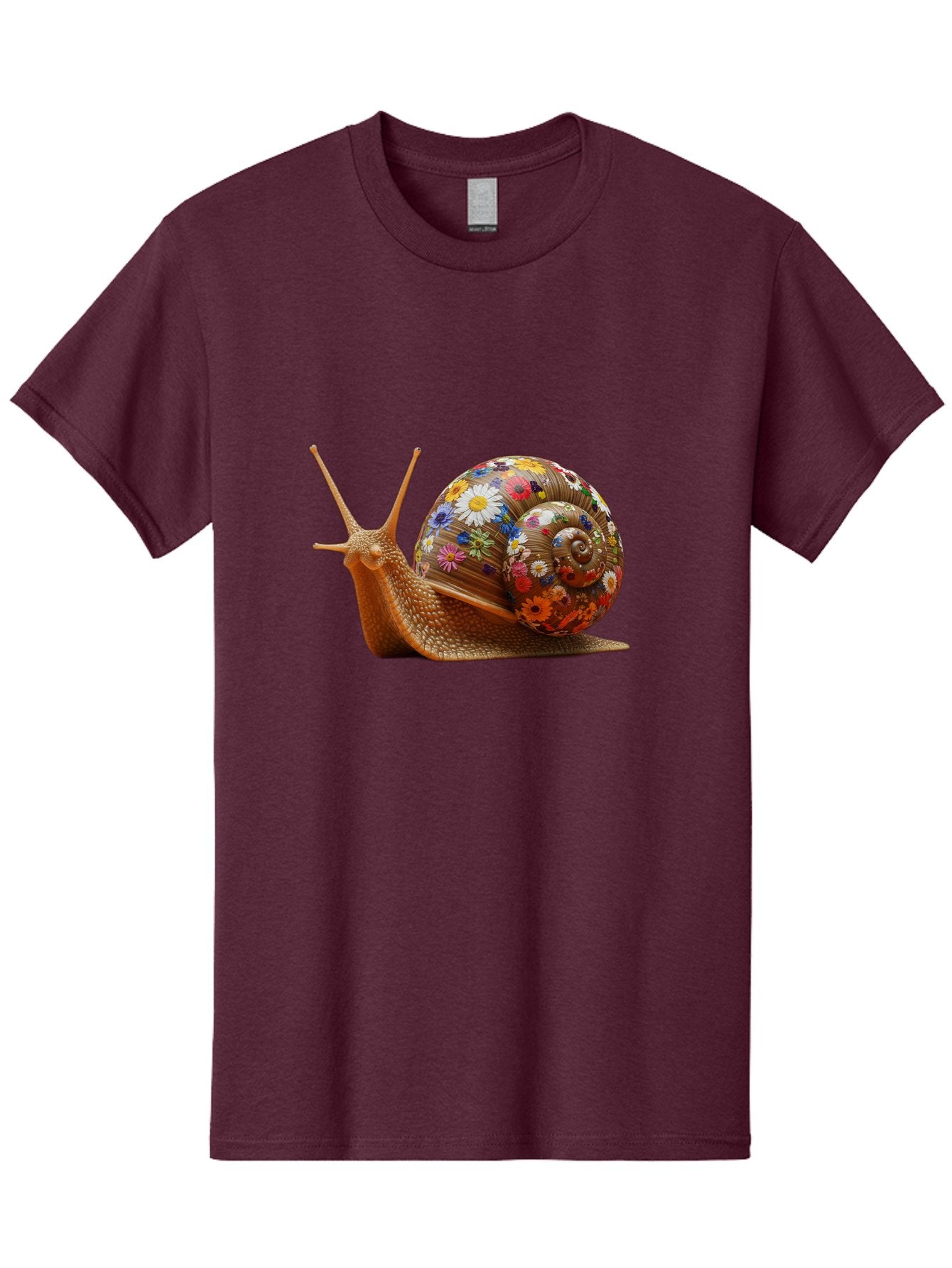Floral-Snail-4 Men'S Graphic Tee, 100% Cotton, Comfortable Casual Summer Wear, Machine Washable, Vintage Camera, Old Camera, Antique Camera, Black Camera, Classic Photography, Photography Equipment, Nostalgic Device, Film Camera, Camera Art Bag466 3