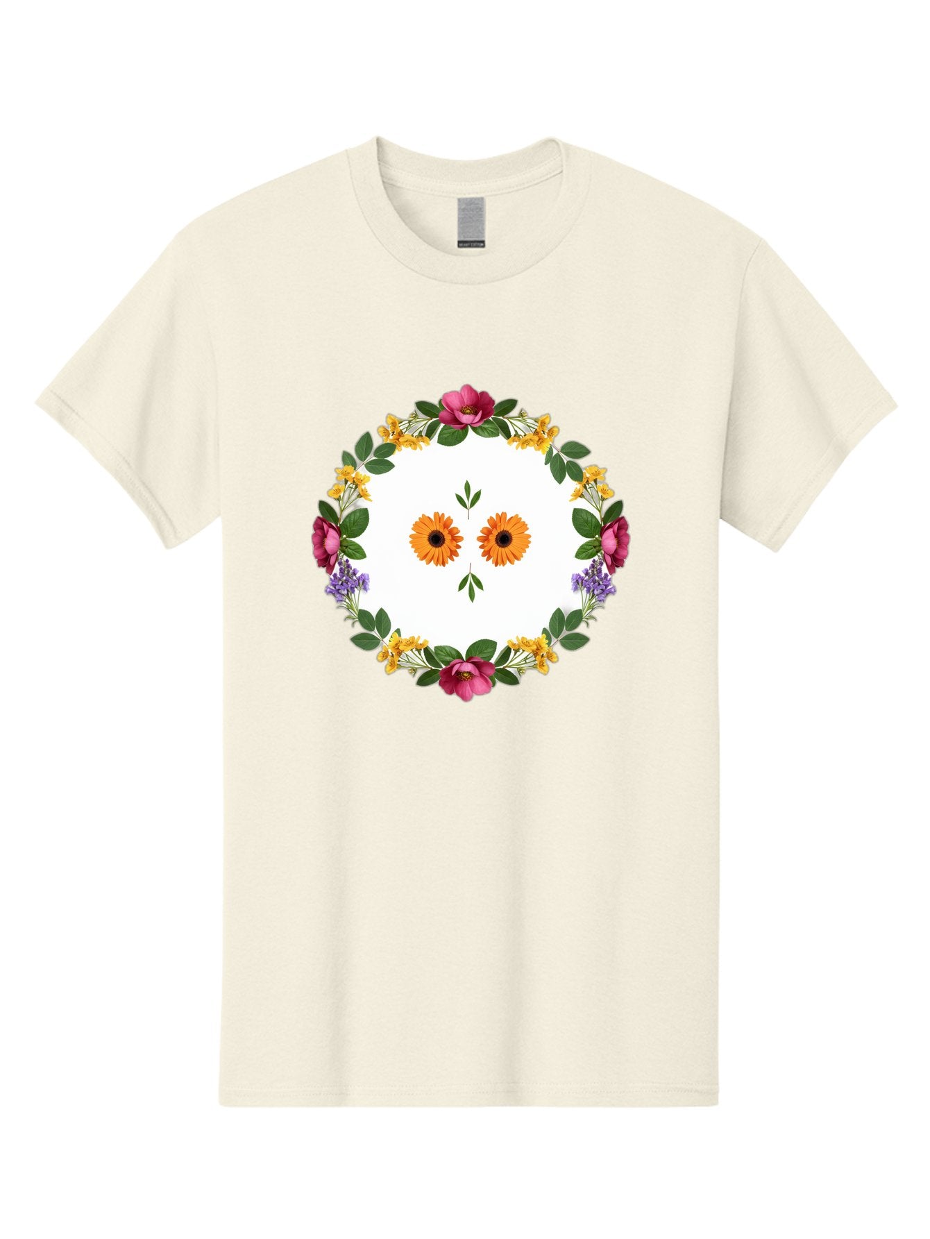 Floral-Wreath Men'S Graphic Tee, 100% Cotton, Comfortable Casual Summer Wear, Machine Washable, Vintage Camera, Old Camera, Antique Camera, Black Camera, Classic Photography, Photography Equipment, Nostalgic Device, Film Camera, Camera Art Bag468 11