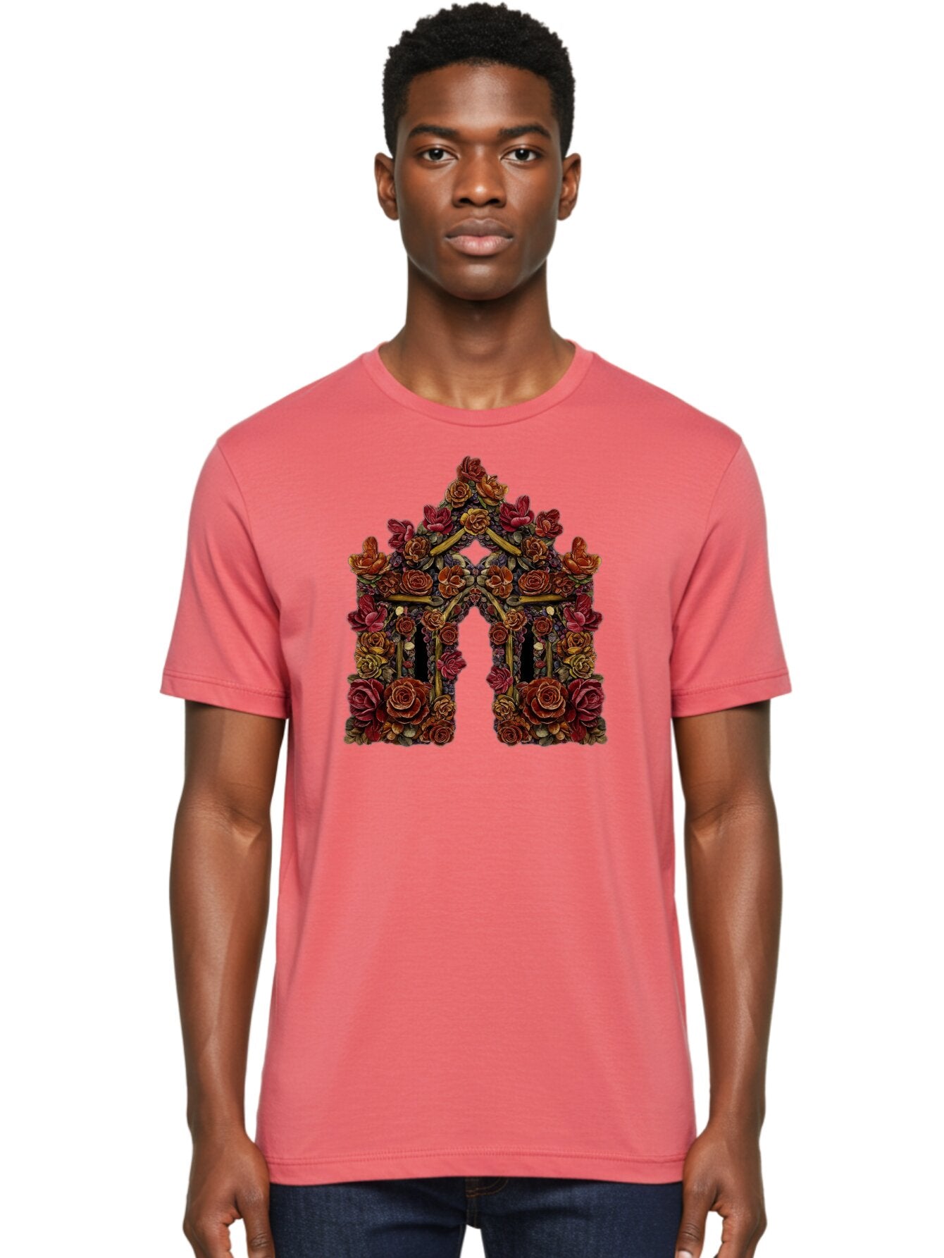 Flower-Gate Men'S Graphic Tee, 100% Cotton, Comfortable Casual Summer Wear, Machine Washable, Vintage Camera, Old Camera, Antique Camera, Black Camera, Classic Photography, Photography Equipment, Nostalgic Device, Film Camera, Camera Art Bag470 25