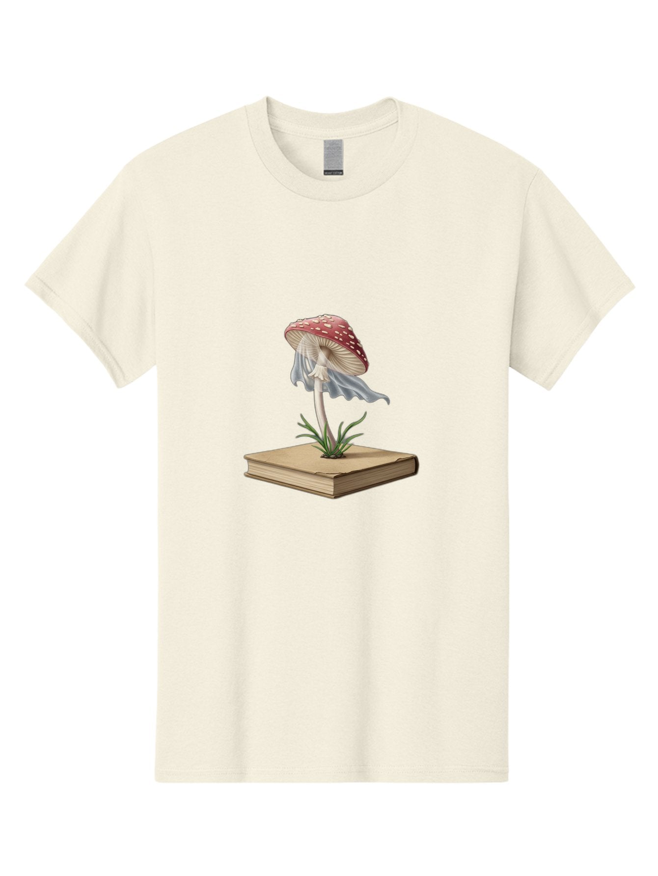 Fly-Agaric-Mushroom-On-Book Men'S Graphic Tee, 100% Cotton, Comfortable Casual Summer Wear, Machine Washable, Vintage Camera, Old Camera, Antique Camera, Black Camera, Classic Photography, Photography Equipment, Nostalgic Device, Film Camera, Bag474 15