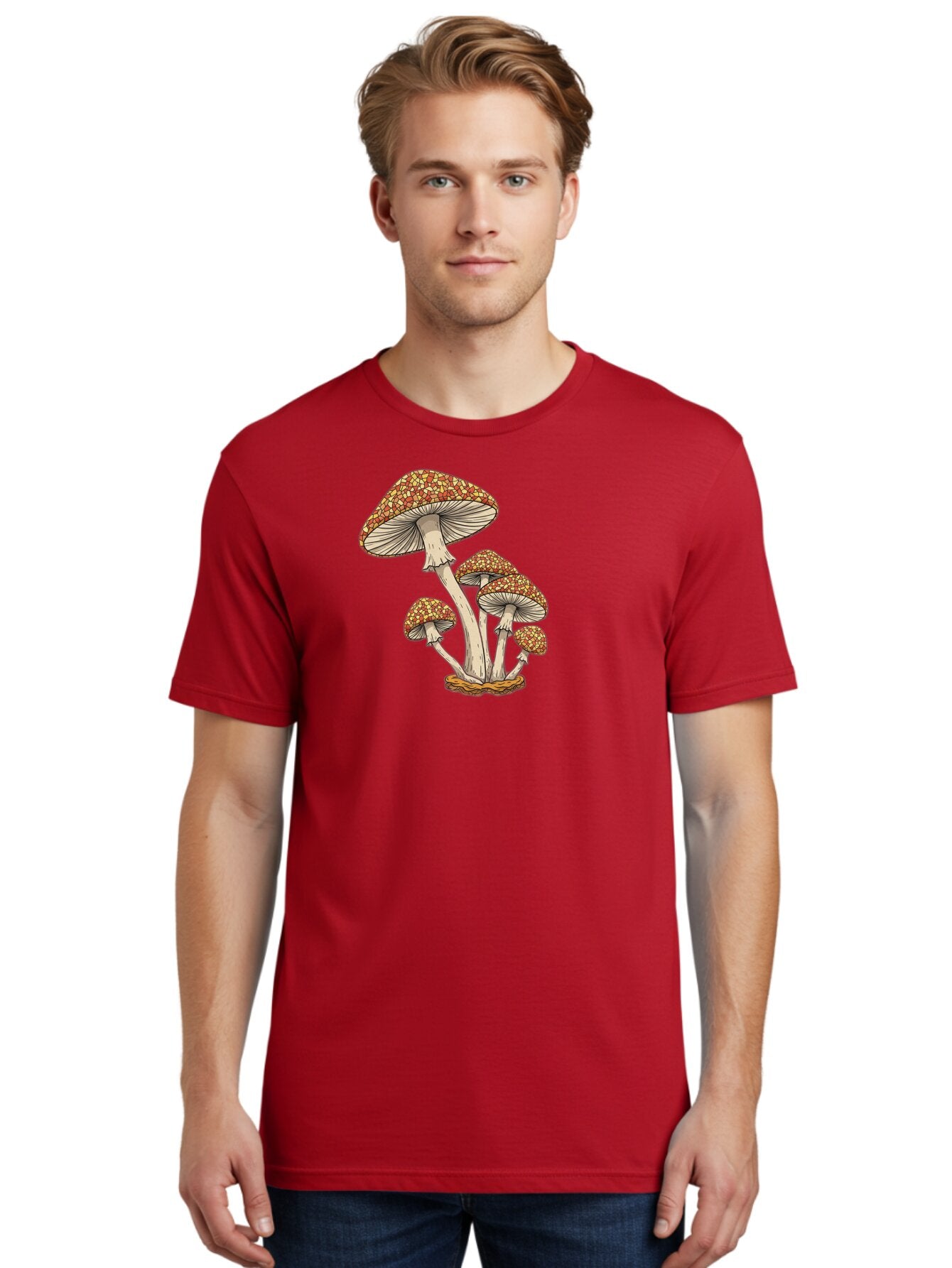 Fly-Agaric-Mushrooms Men'S Graphic Tee, 100% Cotton, Comfortable Casual Summer Wear, Machine Washable, Vintage Camera, Old Camera, Antique Camera, Black Camera, Classic Photography, Photography Equipment, Nostalgic Device, Film Camera, Bag475 27