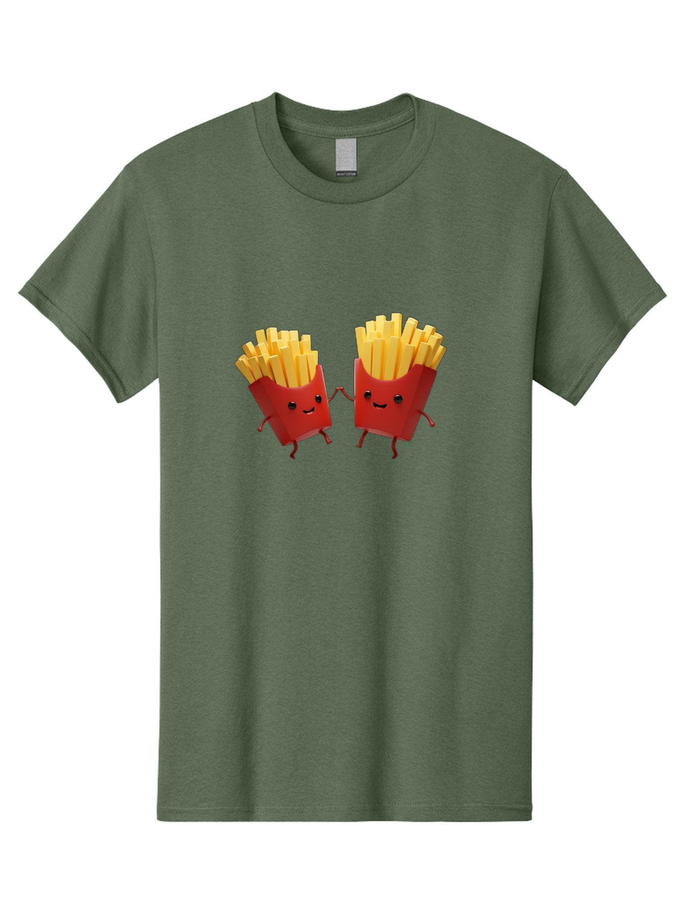 Fries-Characters Men'S Graphic Tee, 100% Cotton, Comfortable Casual Summer Wear, Machine Washable, Vintage Camera, Old Camera, Antique Camera, Black Camera, Classic Photography, Photography Equipment, Nostalgic Device, Film Camera, Camera Art Bag496 3