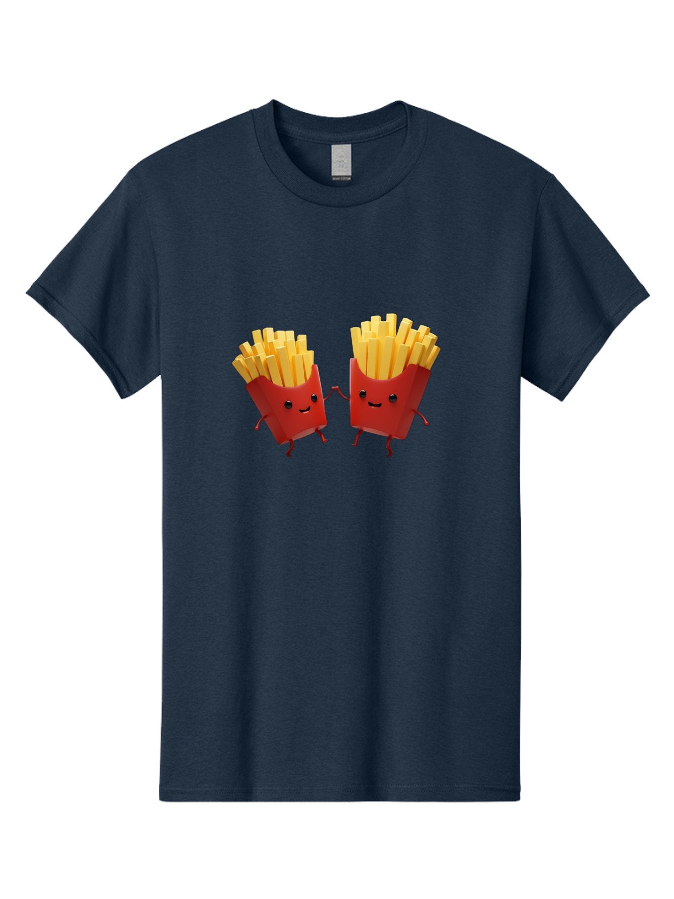 Fries-Characters Men'S Graphic Tee, 100% Cotton, Comfortable Casual Summer Wear, Machine Washable, Vintage Camera, Old Camera, Antique Camera, Black Camera, Classic Photography, Photography Equipment, Nostalgic Device, Film Camera, Camera Art Bag496 7