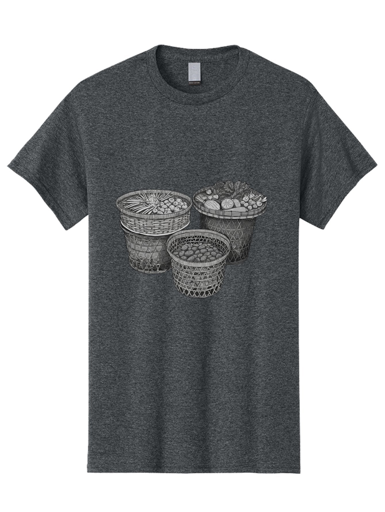 Fruit-And-Vegetable-Baskets Men'S Graphic Tee, 100% Cotton, Comfortable Casual Summer Wear, Machine Washable, Vintage Camera, Old Camera, Antique Camera, Black Camera, Classic Photography, Photography Equipment, Nostalgic Device, Film Camera, Bag497 4
