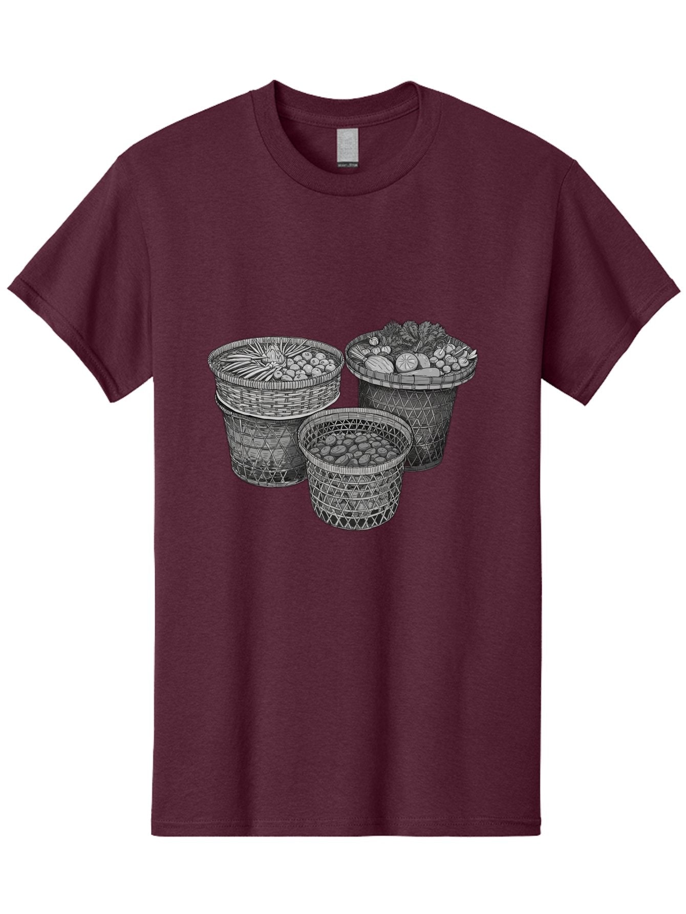 Fruit-And-Vegetable-Baskets Men'S Graphic Tee, 100% Cotton, Comfortable Casual Summer Wear, Machine Washable, Vintage Camera, Old Camera, Antique Camera, Black Camera, Classic Photography, Photography Equipment, Nostalgic Device, Film Camera, Bag497 3