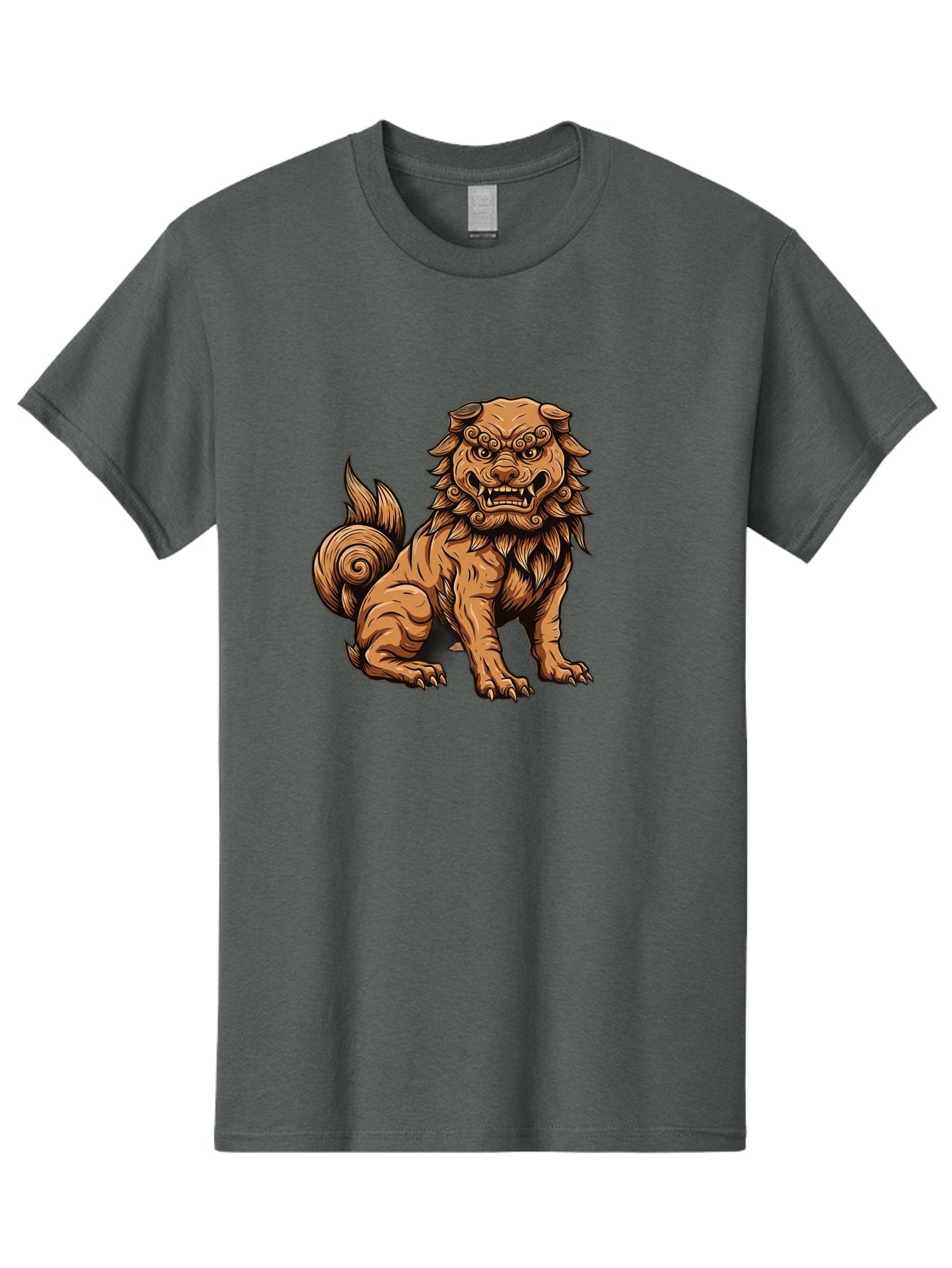 Fu-Dog-2 Men'S Graphic Tee, 100% Cotton, Comfortable Casual Summer Wear, Machine Washable, Vintage Camera, Old Camera, Antique Camera, Black Camera, Classic Photography, Photography Equipment, Nostalgic Device, Film Camera, Camera Art Bag503 7