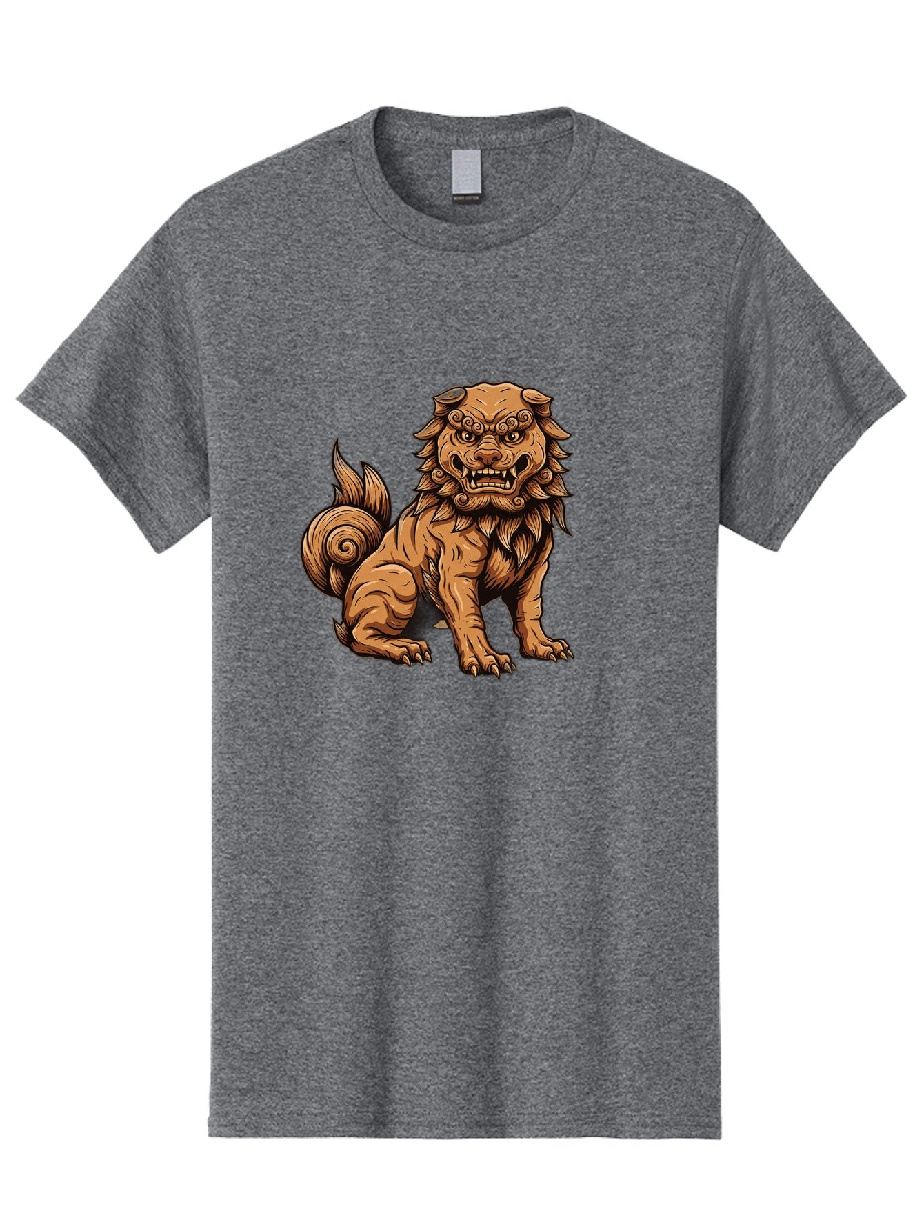 Fu-Dog-2 Men'S Graphic Tee, 100% Cotton, Comfortable Casual Summer Wear, Machine Washable, Vintage Camera, Old Camera, Antique Camera, Black Camera, Classic Photography, Photography Equipment, Nostalgic Device, Film Camera, Camera Art Bag503 6