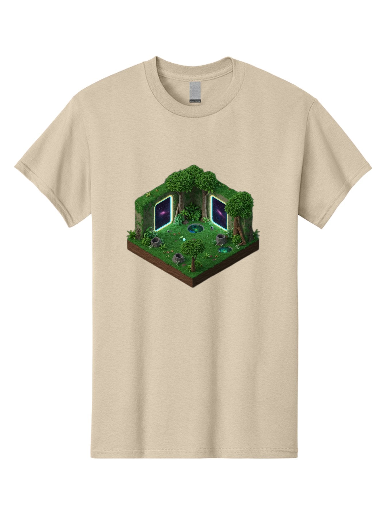 Futuristic-Forest-Portal Men'S Graphic Tee, 100% Cotton, Comfortable Casual Summer Wear, Machine Washable, Vintage Camera, Old Camera, Antique Camera, Black Camera, Classic Photography, Photography Equipment, Nostalgic Device, Film Camera, Bag507 8