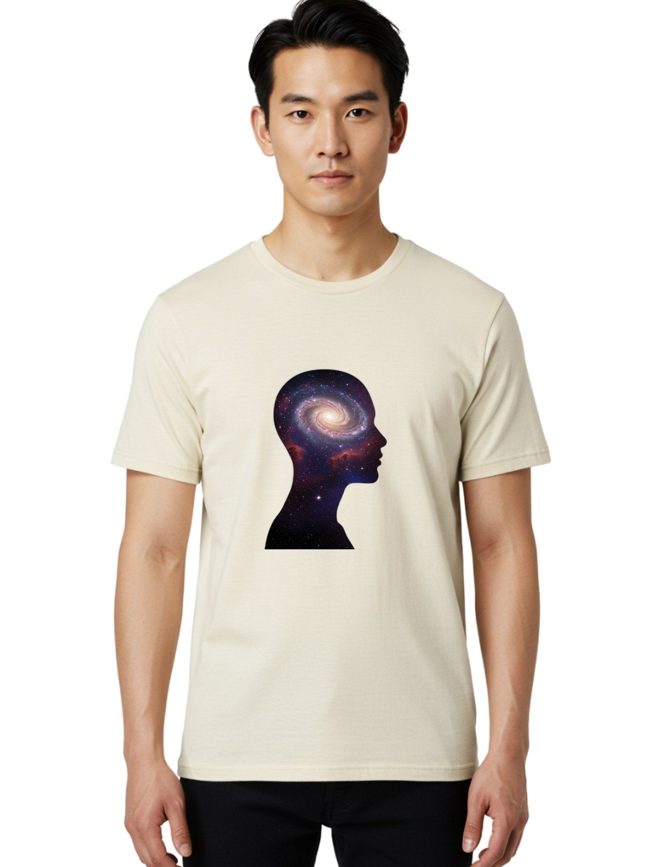 Galaxy-Head Men'S Graphic Tee, 100% Cotton, Comfortable Casual Summer Wear, Machine Washable, Vintage Camera, Old Camera, Antique Camera, Black Camera, Classic Photography, Photography Equipment, Nostalgic Device, Film Camera, Camera Art Bag510 21
