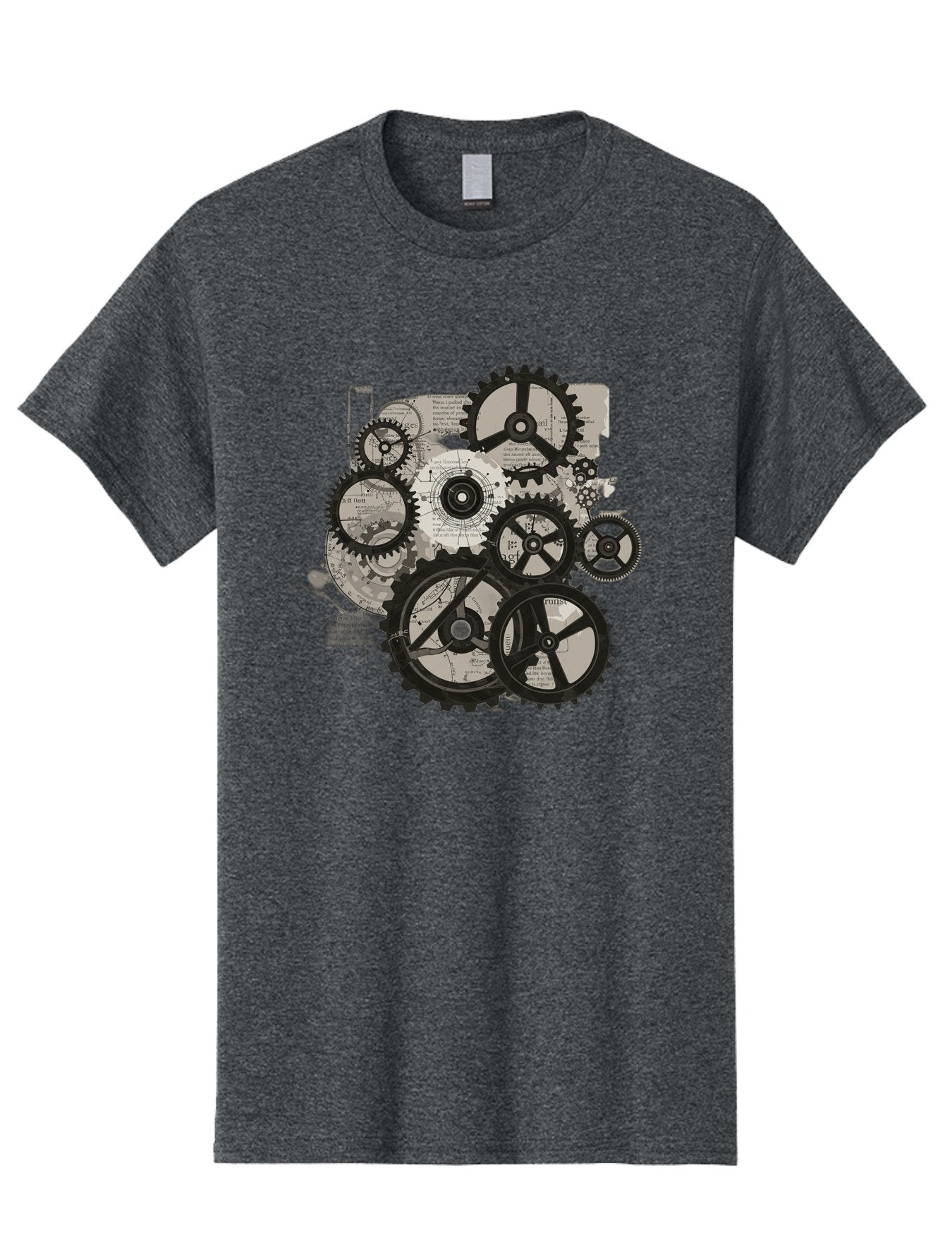 Gears-And-Mechanisms Men'S Graphic Tee, 100% Cotton, Comfortable Casual Summer Wear, Machine Washable, Vintage Camera, Old Camera, Antique Camera, Black Camera, Classic Photography, Photography Equipment, Nostalgic Device, Film Camera, Bag513 13