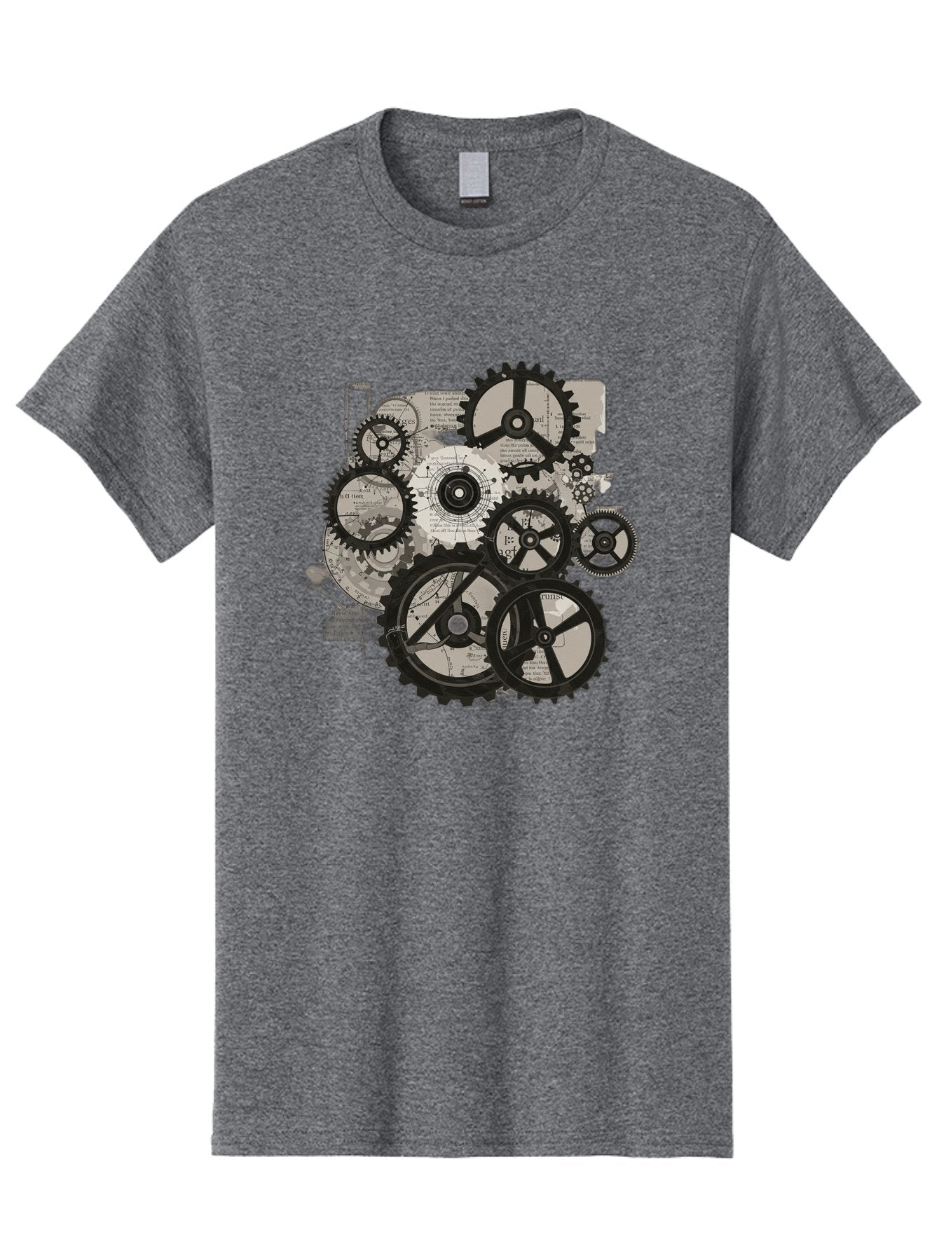 Gears-And-Mechanisms Men'S Graphic Tee, 100% Cotton, Comfortable Casual Summer Wear, Machine Washable, Vintage Camera, Old Camera, Antique Camera, Black Camera, Classic Photography, Photography Equipment, Nostalgic Device, Film Camera, Bag513 14