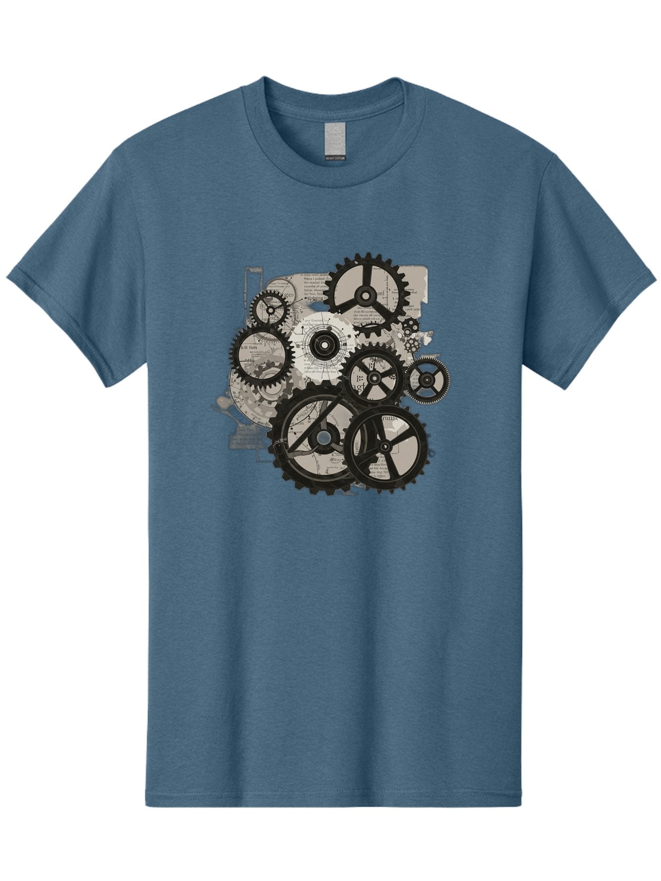 Gears-And-Mechanisms Men'S Graphic Tee, 100% Cotton, Comfortable Casual Summer Wear, Machine Washable, Vintage Camera, Old Camera, Antique Camera, Black Camera, Classic Photography, Photography Equipment, Nostalgic Device, Film Camera, Bag513 11