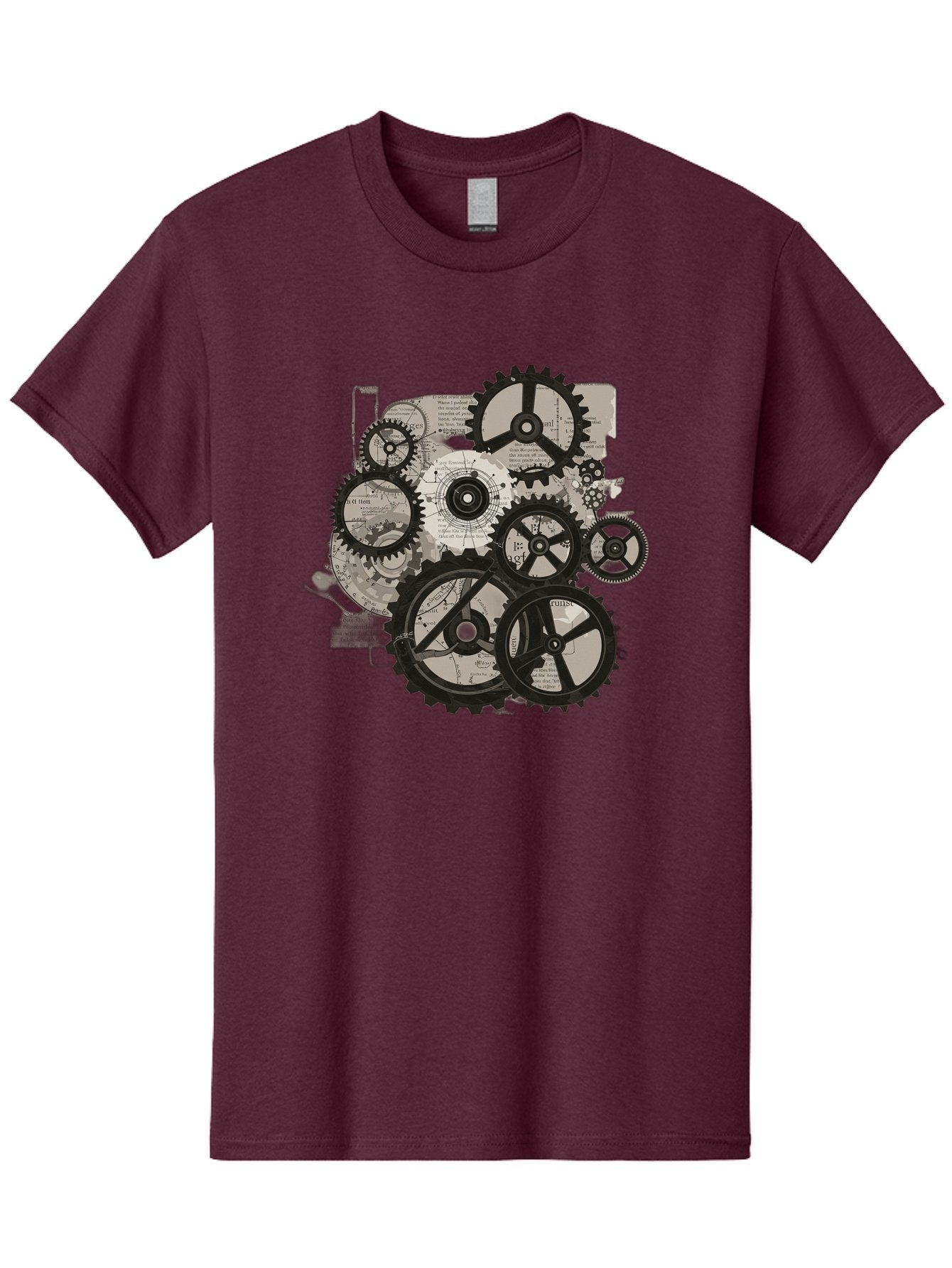Gears-And-Mechanisms Men'S Graphic Tee, 100% Cotton, Comfortable Casual Summer Wear, Machine Washable, Vintage Camera, Old Camera, Antique Camera, Black Camera, Classic Photography, Photography Equipment, Nostalgic Device, Film Camera, Bag513