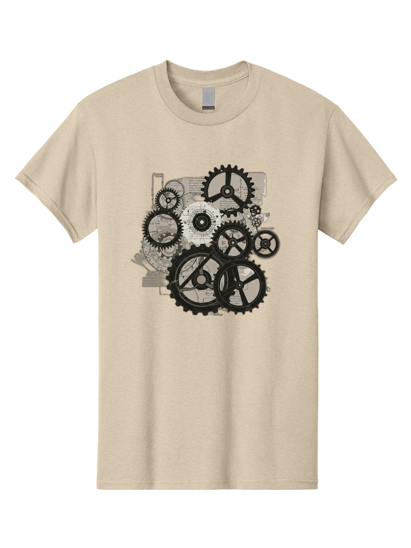 Gears-And-Mechanisms Men'S Graphic Tee, 100% Cotton, Comfortable Casual Summer Wear, Machine Washable, Vintage Camera, Old Camera, Antique Camera, Black Camera, Classic Photography, Photography Equipment, Nostalgic Device, Film Camera, Bag513 5