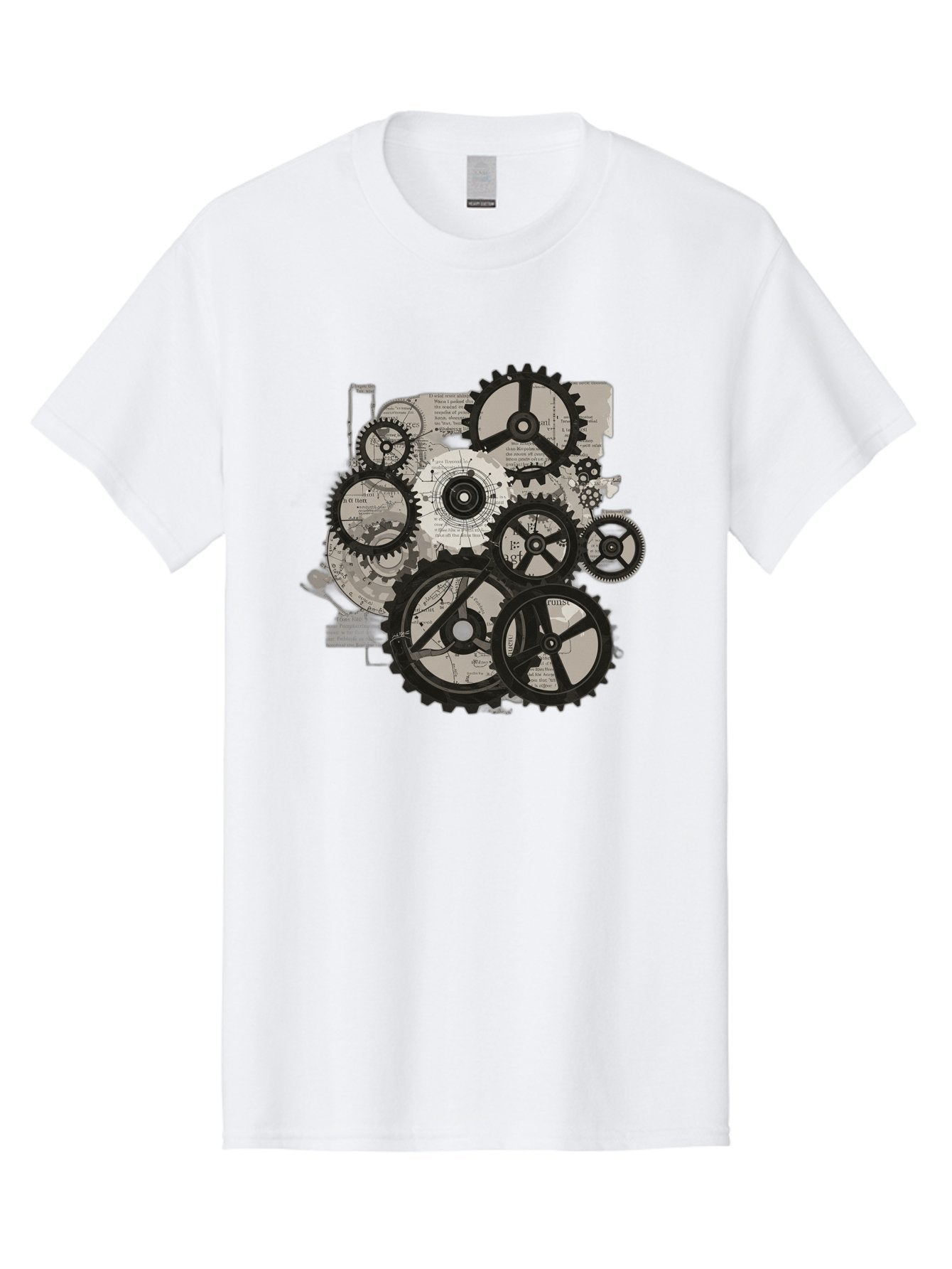 Gears-And-Mechanisms Men'S Graphic Tee, 100% Cotton, Comfortable Casual Summer Wear, Machine Washable, Vintage Camera, Old Camera, Antique Camera, Black Camera, Classic Photography, Photography Equipment, Nostalgic Device, Film Camera, Bag513 6