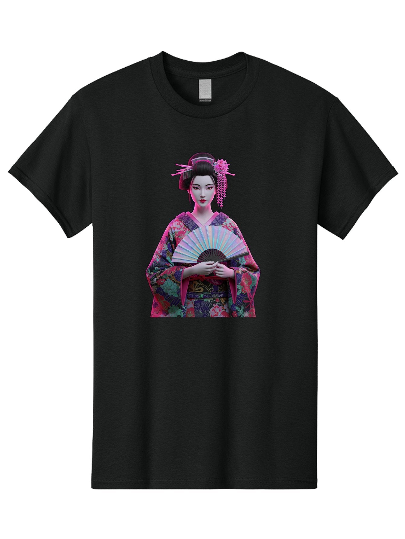 Geisha Men'S Graphic Tee, 100% Cotton, Comfortable Casual Summer Wear, Machine Washable, Vintage Camera, Old Camera, Antique Camera, Black Camera, Classic Photography, Photography Equipment, Nostalgic Device, Film Camera, Camera Art Bag514 7