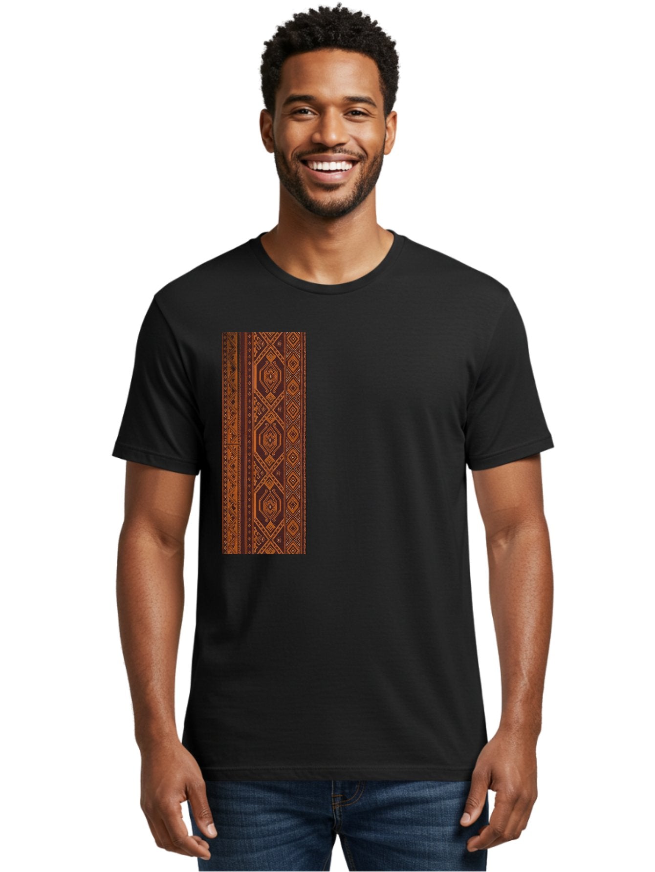 Geometric-Border Men'S Graphic Tee, 100% Cotton, Comfortable Casual Summer Wear, Machine Washable, Vintage Camera, Old Camera, Antique Camera, Black Camera, Classic Photography, Photography Equipment, Nostalgic Device, Film Camera, Camera Art Bag515 17