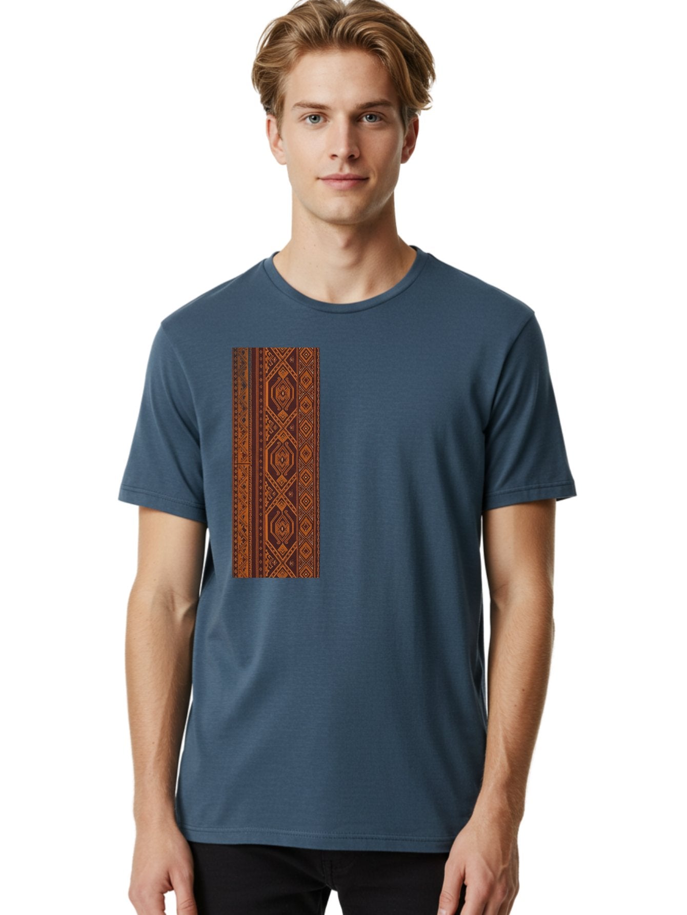 Geometric-Border Men'S Graphic Tee, 100% Cotton, Comfortable Casual Summer Wear, Machine Washable, Vintage Camera, Old Camera, Antique Camera, Black Camera, Classic Photography, Photography Equipment, Nostalgic Device, Film Camera, Camera Art Bag515 28