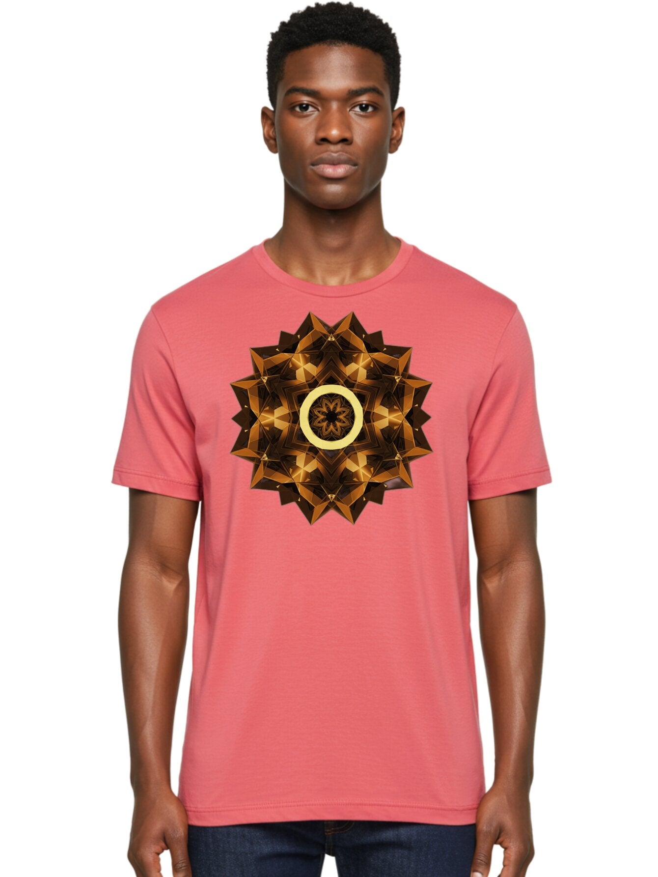 Geometric-Mandala-1 Men'S Graphic Tee, 100% Cotton, Comfortable Casual Summer Wear, Machine Washable, Vintage Camera, Old Camera, Antique Camera, Black Camera, Classic Photography, Photography Equipment, Nostalgic Device, Film Camera, Bag517 20