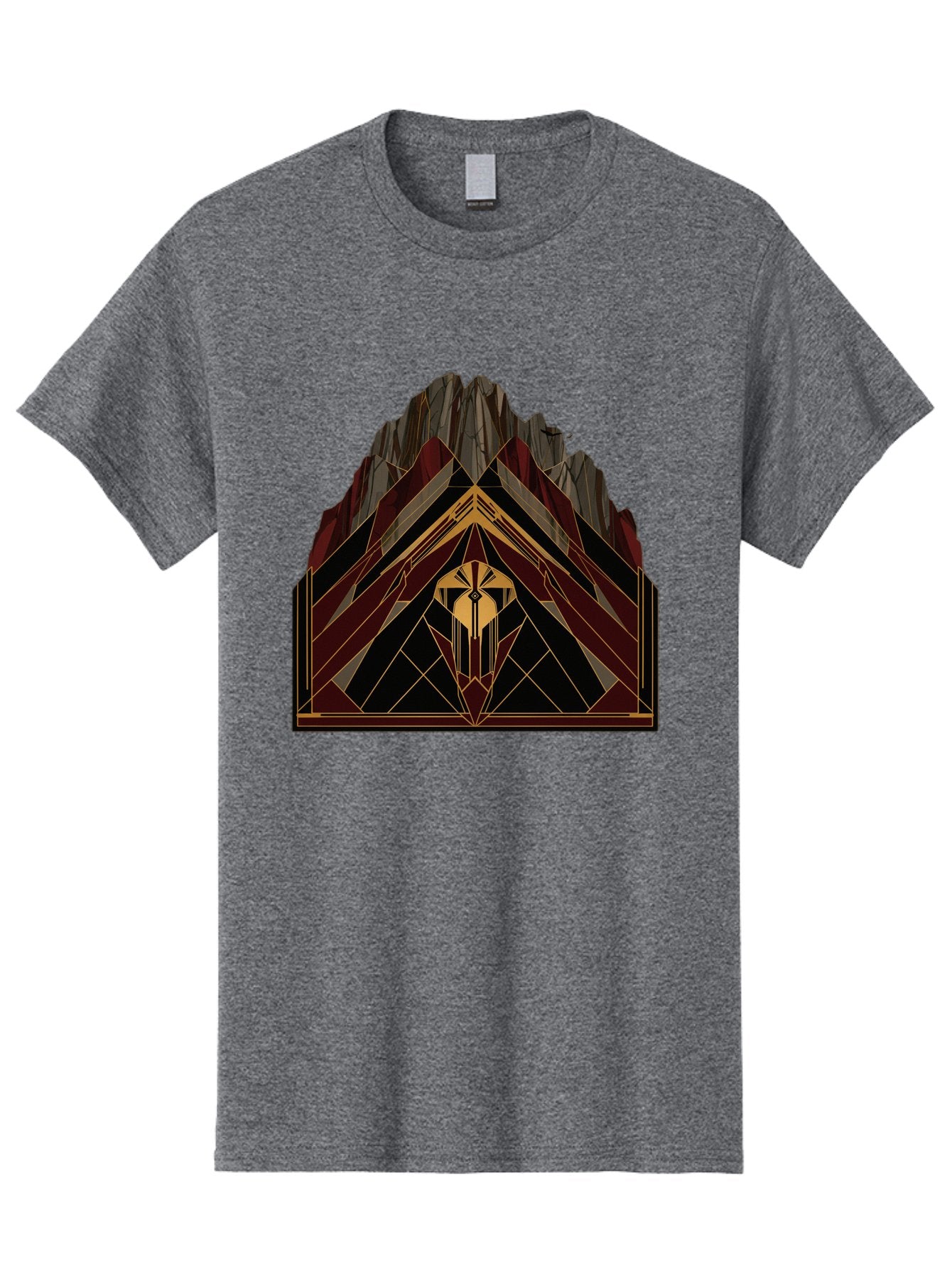 Geometric-Mountain-Design Men'S Graphic Tee, 100% Cotton, Comfortable Casual Summer Wear, Machine Washable, Vintage Camera, Old Camera, Antique Camera, Black Camera, Classic Photography, Photography Equipment, Nostalgic Device, Film Camera, Bag519 10