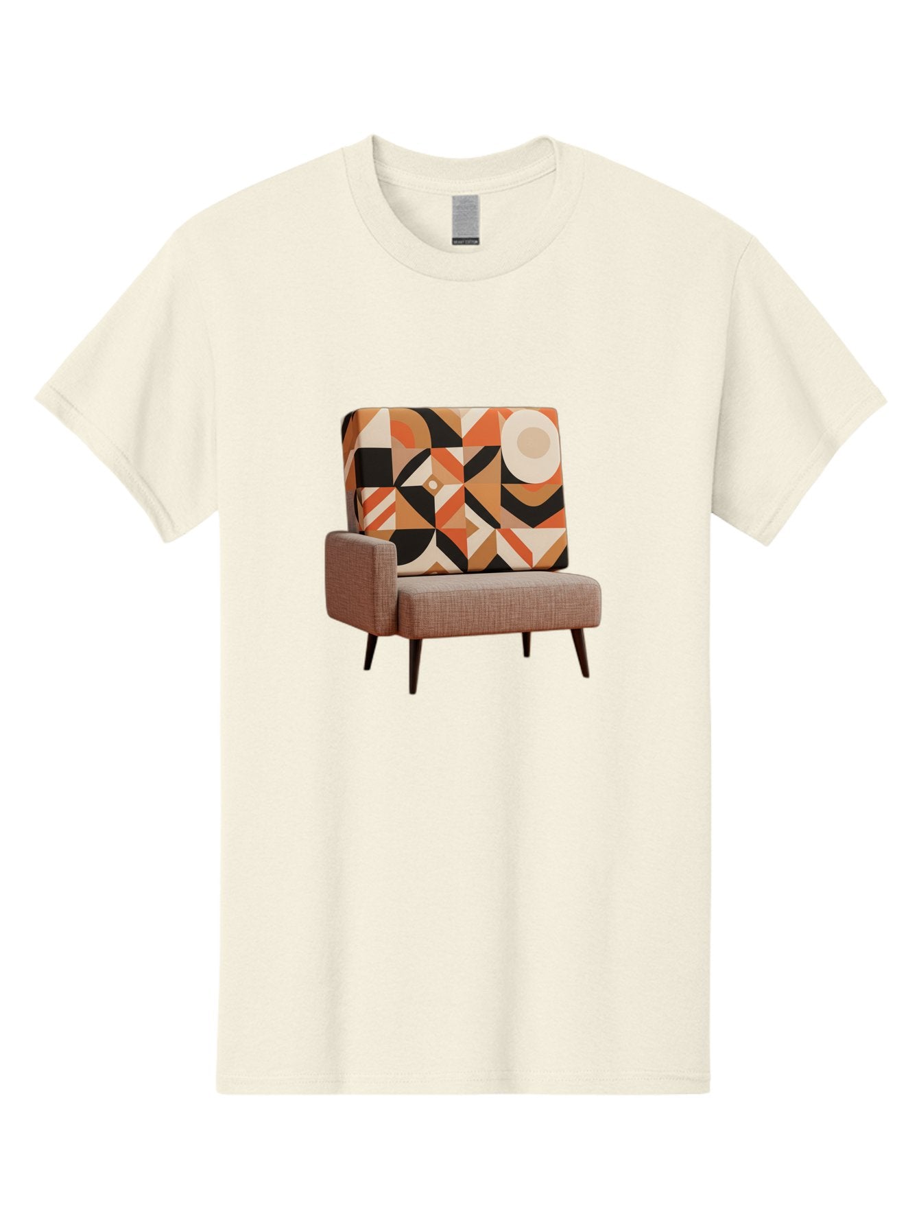 Geometric-Pattern-Chair Men'S Graphic Tee, 100% Cotton, Comfortable Casual Summer Wear, Machine Washable, Vintage Camera, Old Camera, Antique Camera, Black Camera, Classic Photography, Photography Equipment, Nostalgic Device, Film Camera, Bag520 11