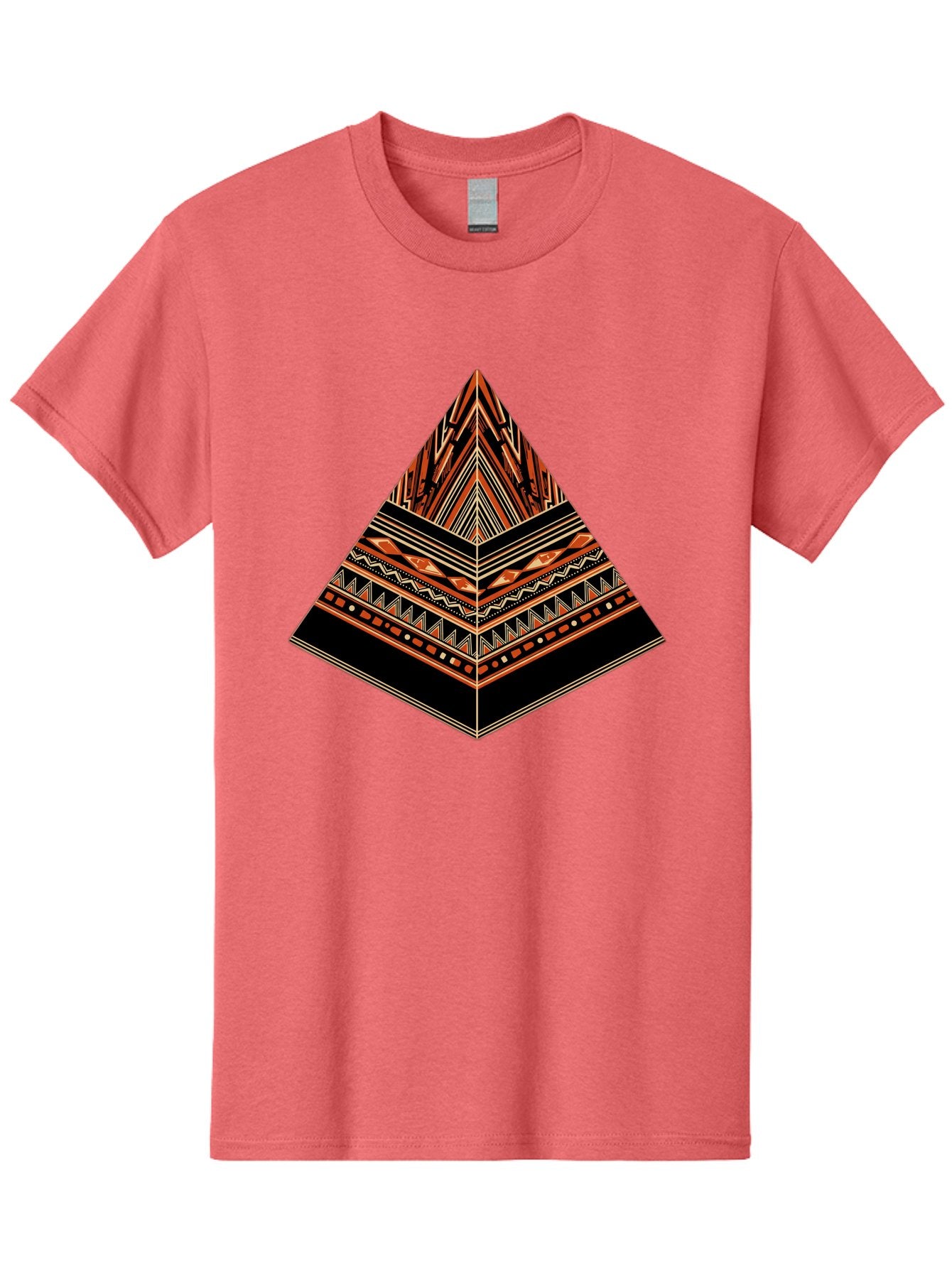 Geometric-Pyramid Men'S Graphic Tee, 100% Cotton, Comfortable Casual Summer Wear, Machine Washable, Vintage Camera, Old Camera, Antique Camera, Black Camera, Classic Photography, Photography Equipment, Nostalgic Device, Film Camera, Camera Art Bag521 4