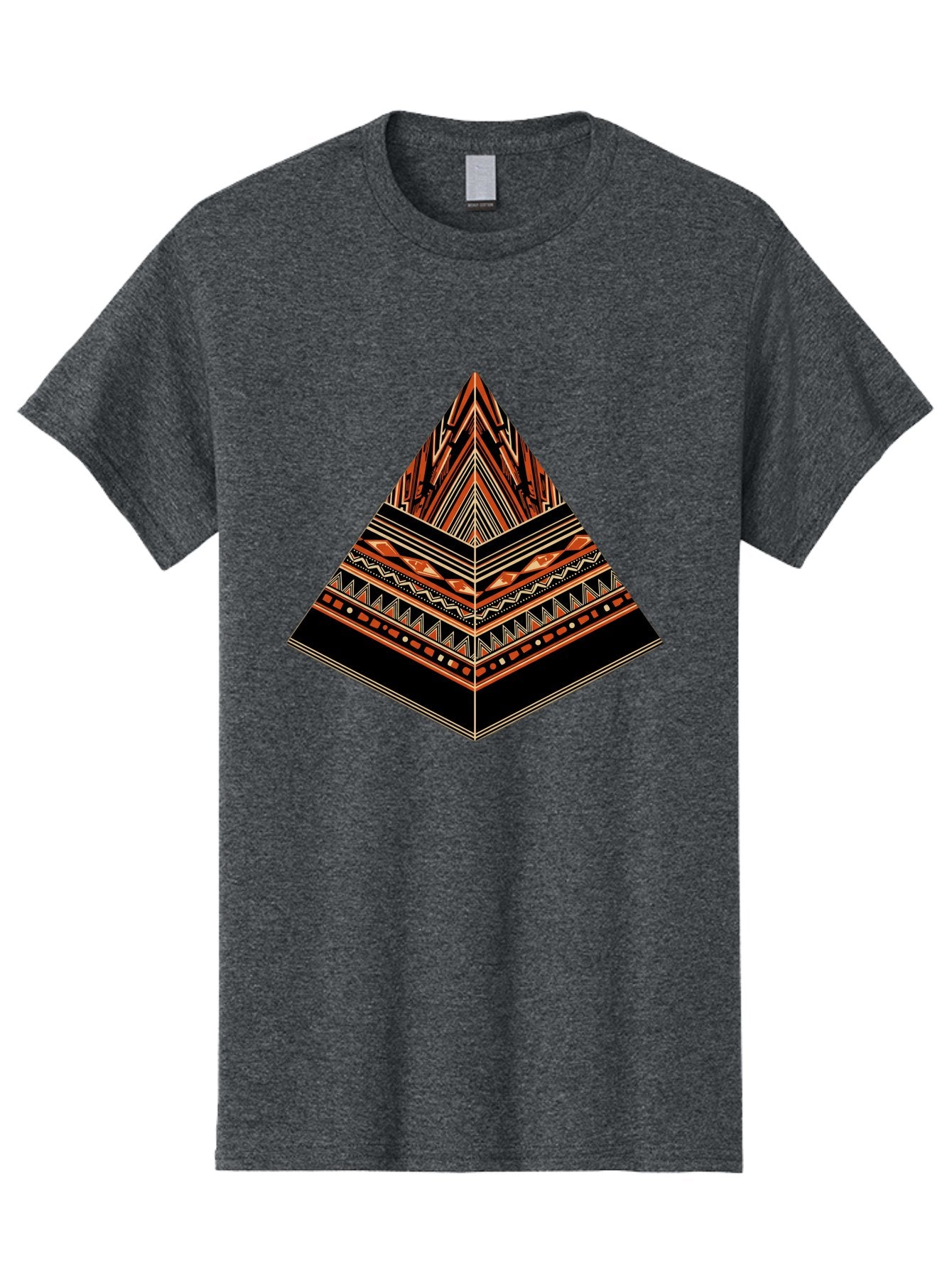 Geometric-Pyramid Men'S Graphic Tee, 100% Cotton, Comfortable Casual Summer Wear, Machine Washable, Vintage Camera, Old Camera, Antique Camera, Black Camera, Classic Photography, Photography Equipment, Nostalgic Device, Film Camera, Camera Art Bag521