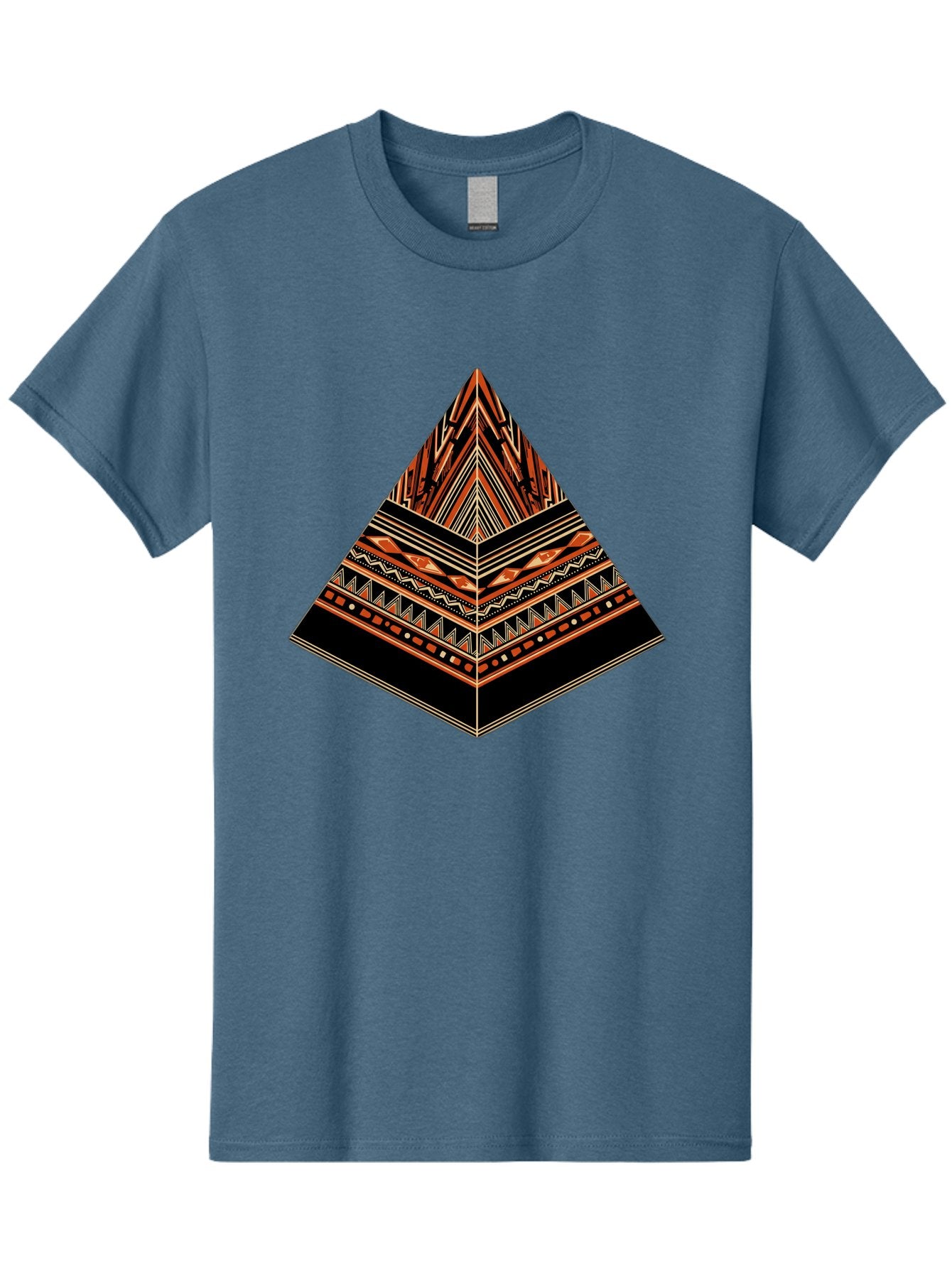 Geometric-Pyramid Men'S Graphic Tee, 100% Cotton, Comfortable Casual Summer Wear, Machine Washable, Vintage Camera, Old Camera, Antique Camera, Black Camera, Classic Photography, Photography Equipment, Nostalgic Device, Film Camera, Camera Art Bag521 8
