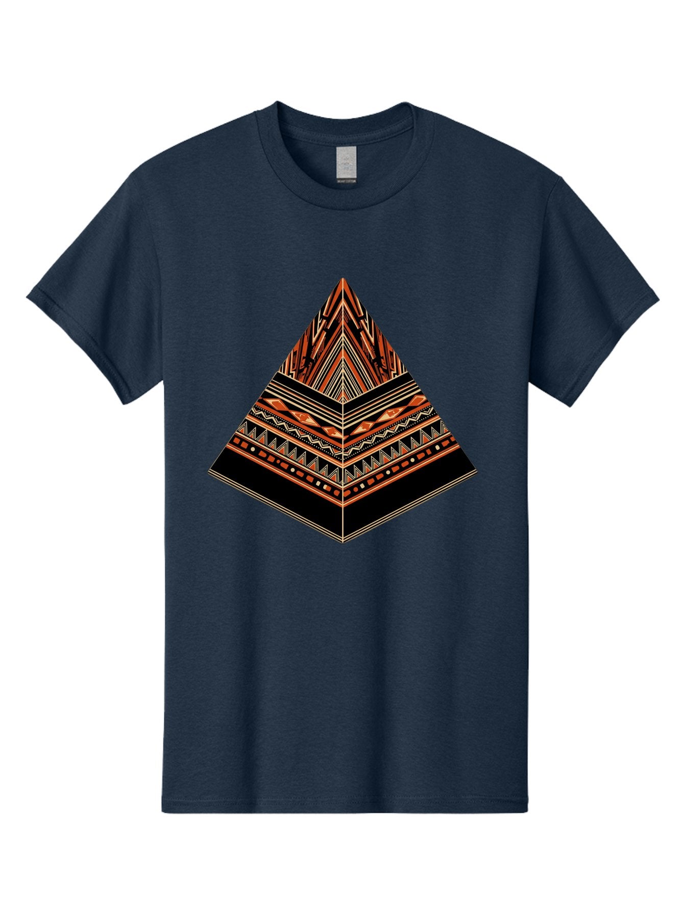 Geometric-Pyramid Men'S Graphic Tee, 100% Cotton, Comfortable Casual Summer Wear, Machine Washable, Vintage Camera, Old Camera, Antique Camera, Black Camera, Classic Photography, Photography Equipment, Nostalgic Device, Film Camera, Camera Art Bag521 15