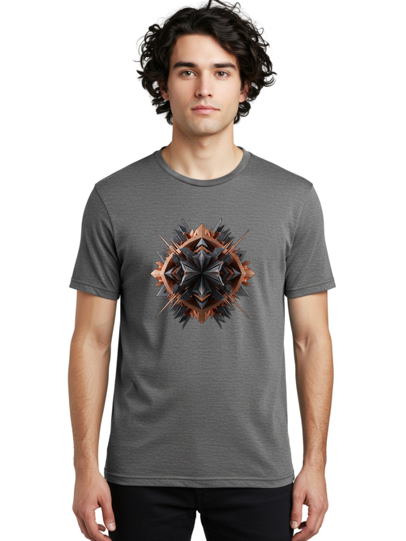 Geometric-Star-1 Men'S Graphic Tee, 100% Cotton, Comfortable Casual Summer Wear, Machine Washable, Vintage Camera, Old Camera, Antique Camera, Black Camera, Classic Photography, Photography Equipment, Nostalgic Device, Film Camera, Camera Art Bag525 27