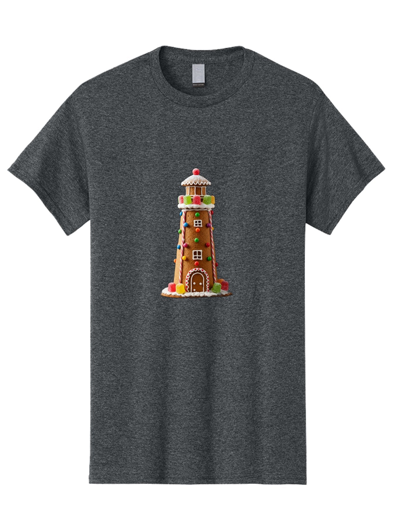 Gingerbread-Lighthouse Men'S Graphic Tee, 100% Cotton, Comfortable Casual Summer Wear, Machine Washable, Vintage Camera, Old Camera, Antique Camera, Black Camera, Classic Photography, Photography Equipment, Nostalgic Device, Film Camera, Bag528