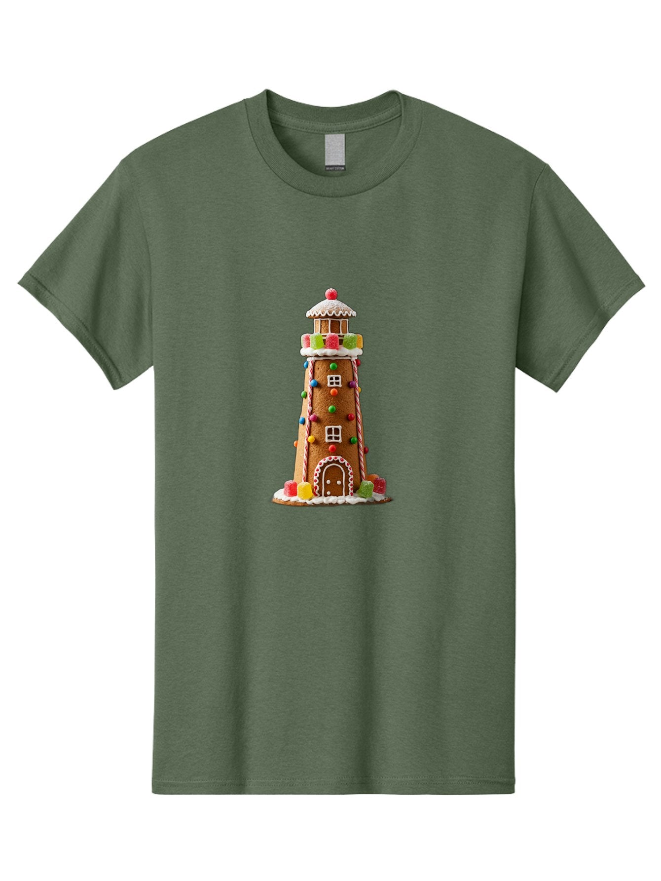 Gingerbread-Lighthouse Men'S Graphic Tee, 100% Cotton, Comfortable Casual Summer Wear, Machine Washable, Vintage Camera, Old Camera, Antique Camera, Black Camera, Classic Photography, Photography Equipment, Nostalgic Device, Film Camera, Bag528