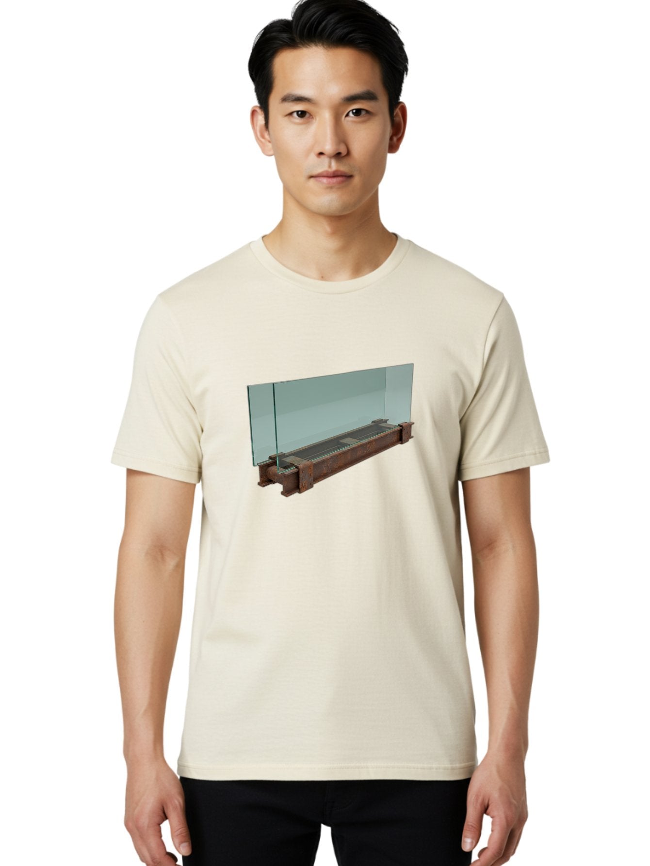 Glass-Panels-On-Metal-Base Men'S Graphic Tee, 100% Cotton, Comfortable Casual Summer Wear, Machine Washable, Vintage Camera, Old Camera, Antique Camera, Black Camera, Classic Photography, Photography Equipment, Nostalgic Device, Film Camera, Bag531 20