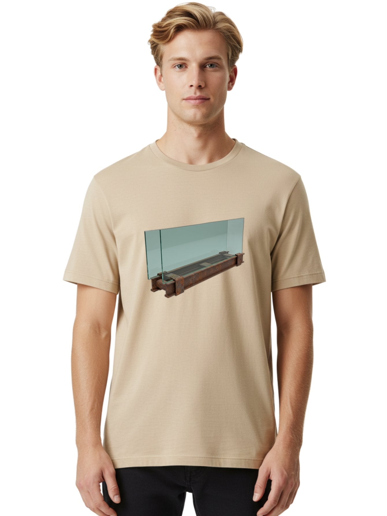 Glass-Panels-On-Metal-Base Men'S Graphic Tee, 100% Cotton, Comfortable Casual Summer Wear, Machine Washable, Vintage Camera, Old Camera, Antique Camera, Black Camera, Classic Photography, Photography Equipment, Nostalgic Device, Film Camera, Bag531 23