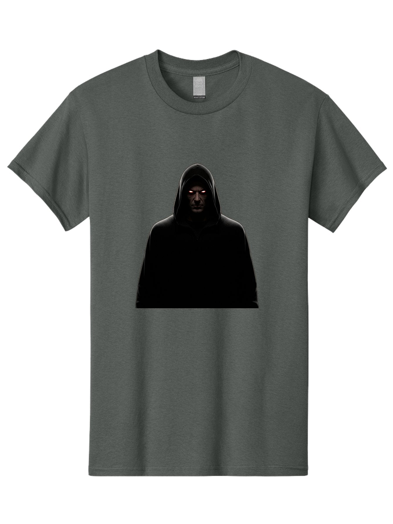 Glowing-Eyes-Hooded-Figure Men'S Graphic Tee, 100% Cotton, Comfortable Casual Summer Wear, Machine Washable, Vintage Camera, Old Camera, Antique Camera, Black Camera, Classic Photography, Photography Equipment, Nostalgic Device, Film Camera, Bag535 9