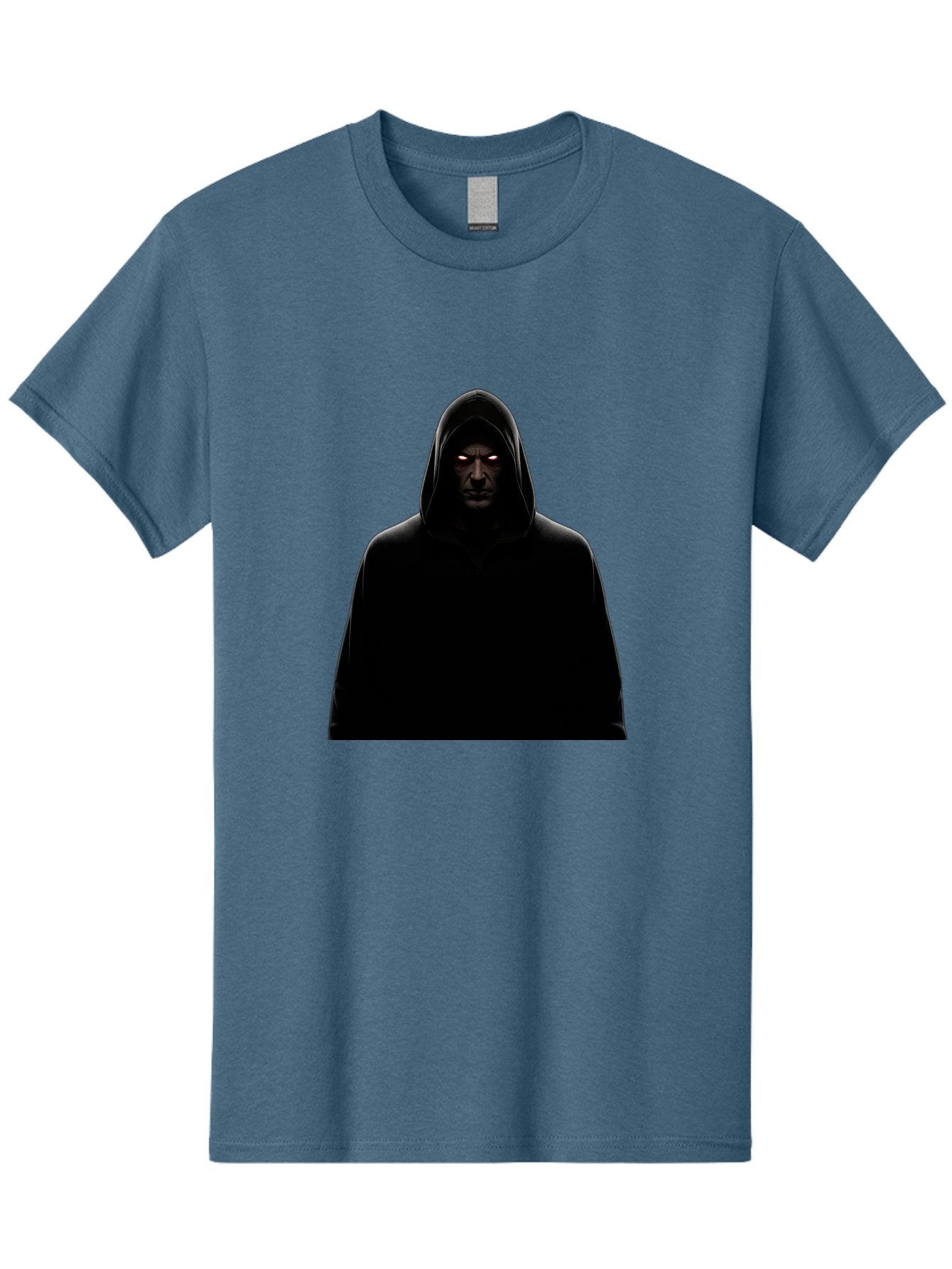 Glowing-Eyes-Hooded-Figure Men'S Graphic Tee, 100% Cotton, Comfortable Casual Summer Wear, Machine Washable, Vintage Camera, Old Camera, Antique Camera, Black Camera, Classic Photography, Photography Equipment, Nostalgic Device, Film Camera, Bag535 8