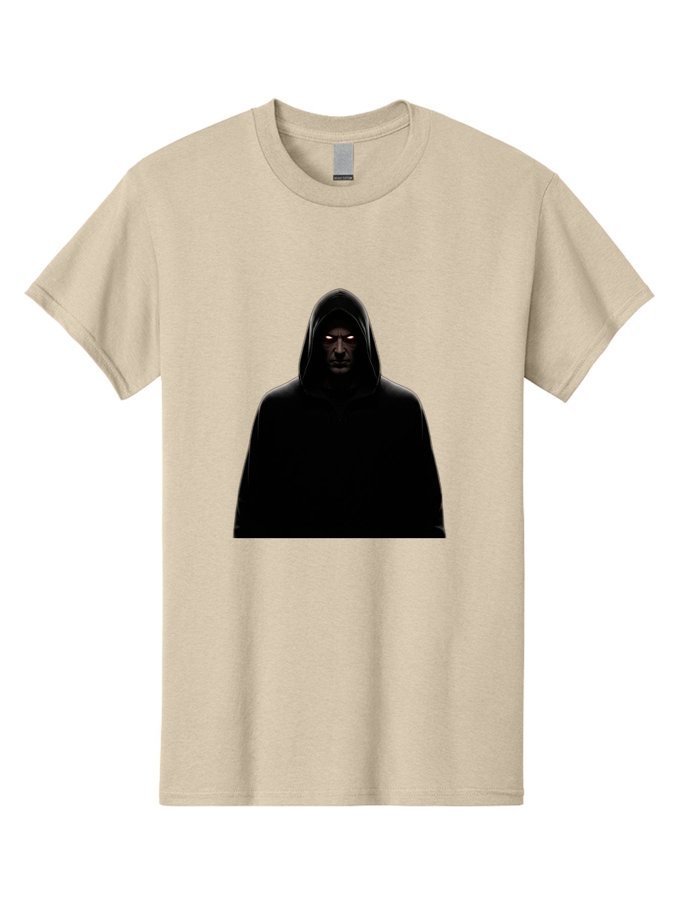 Glowing-Eyes-Hooded-Figure Men'S Graphic Tee, 100% Cotton, Comfortable Casual Summer Wear, Machine Washable, Vintage Camera, Old Camera, Antique Camera, Black Camera, Classic Photography, Photography Equipment, Nostalgic Device, Film Camera, Bag535 12