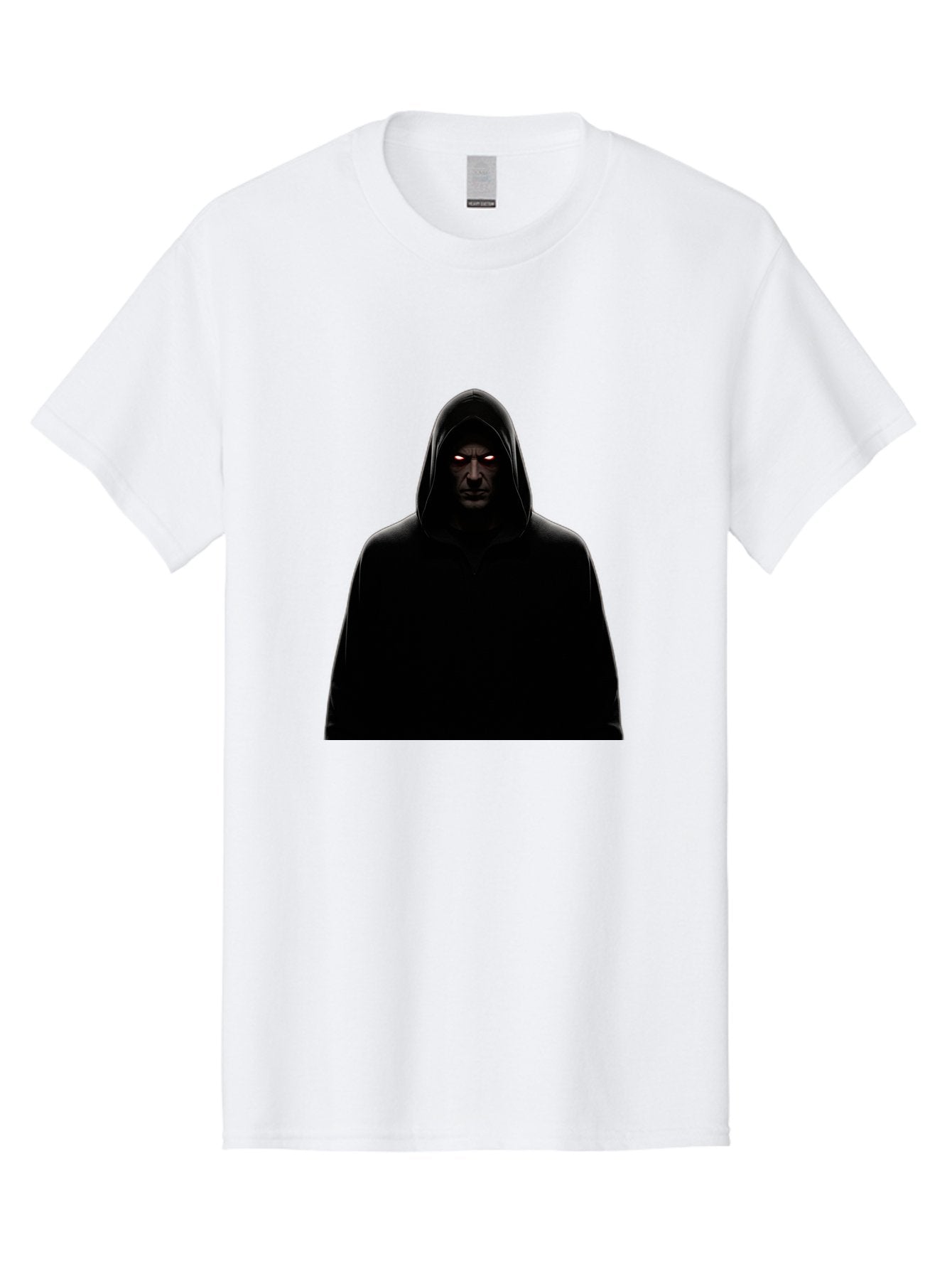 Glowing-Eyes-Hooded-Figure Men'S Graphic Tee, 100% Cotton, Comfortable Casual Summer Wear, Machine Washable, Vintage Camera, Old Camera, Antique Camera, Black Camera, Classic Photography, Photography Equipment, Nostalgic Device, Film Camera, Bag535 5