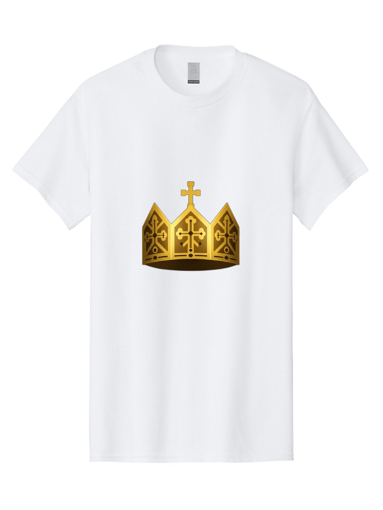 Gold-Crown-With-Cross Men'S Graphic Tee, 100% Cotton, Comfortable Casual Summer Wear, Machine Washable, Vintage Camera, Old Camera, Antique Camera, Black Camera, Classic Photography, Photography Equipment, Nostalgic Device, Film Camera, Bag537 9
