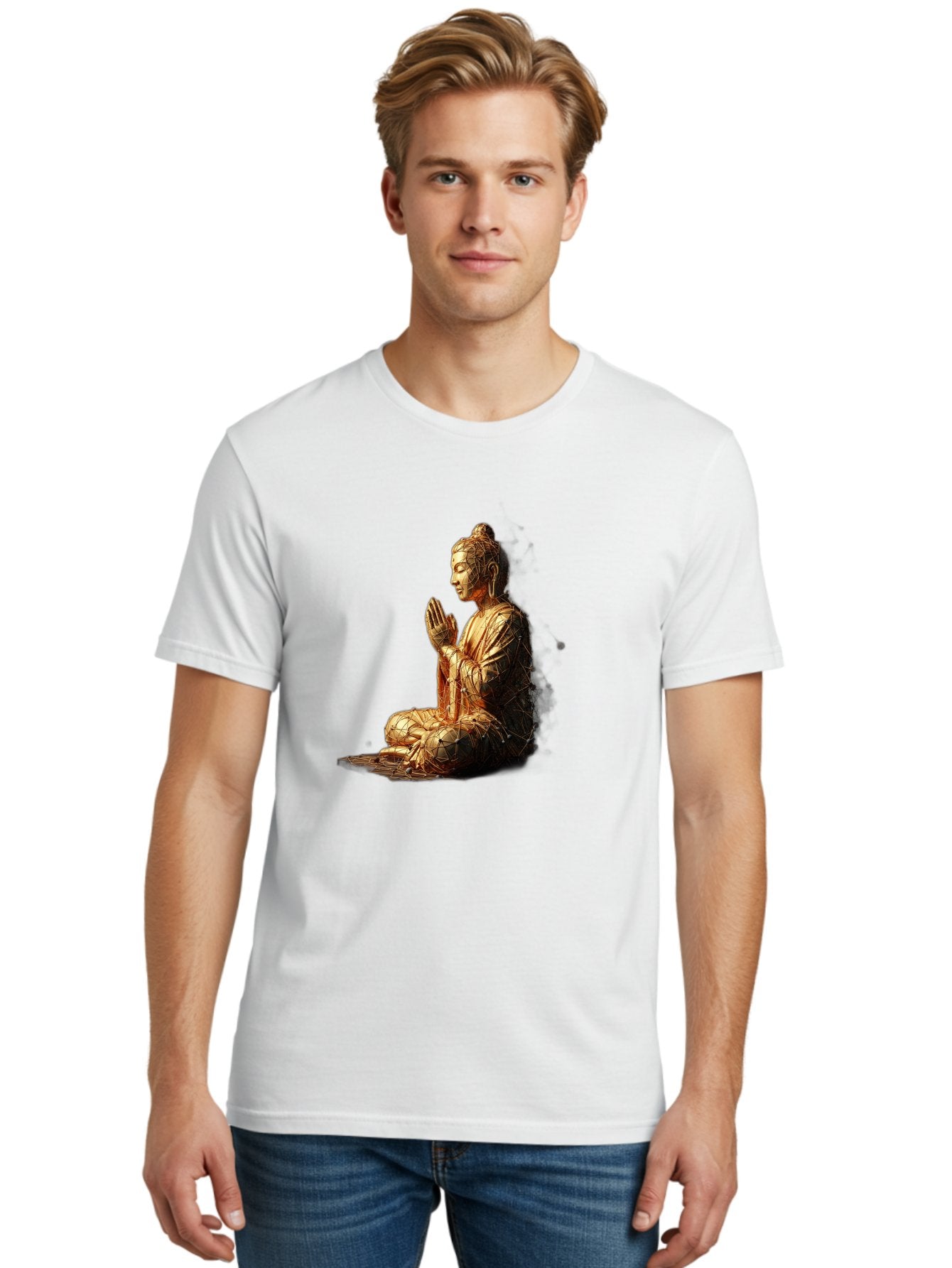 Golden-Buddha-Statue Men'S Graphic Tee, 100% Cotton, Comfortable Casual Summer Wear, Machine Washable, Vintage Camera, Old Camera, Antique Camera, Black Camera, Classic Photography, Photography Equipment, Nostalgic Device, Film Camera, Bag545 19