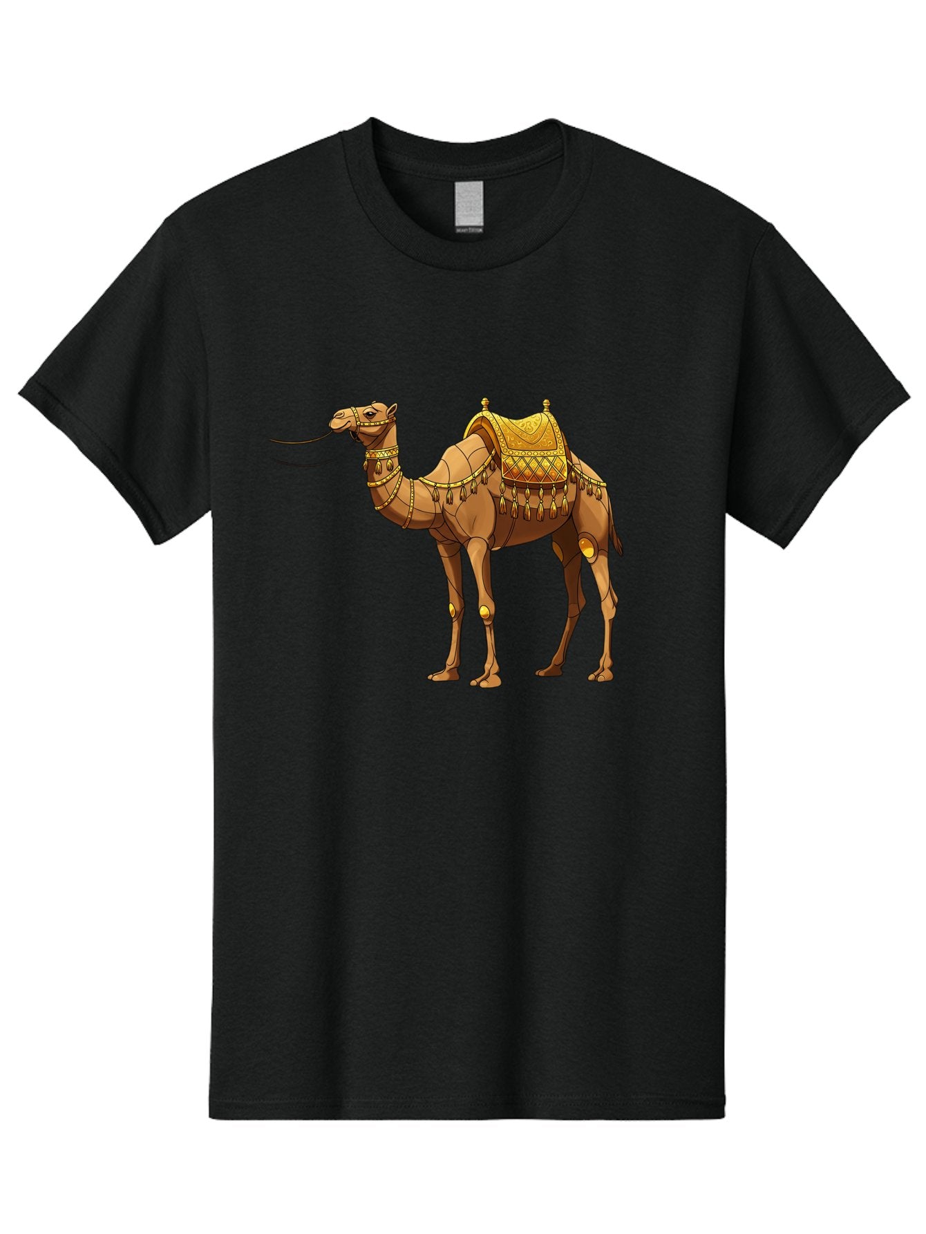 Golden-Camel-1 Men'S Graphic Tee, 100% Cotton, Comfortable Casual Summer Wear, Machine Washable, Vintage Camera, Old Camera, Antique Camera, Black Camera, Classic Photography, Photography Equipment, Nostalgic Device, Film Camera, Camera Art Bag546 14