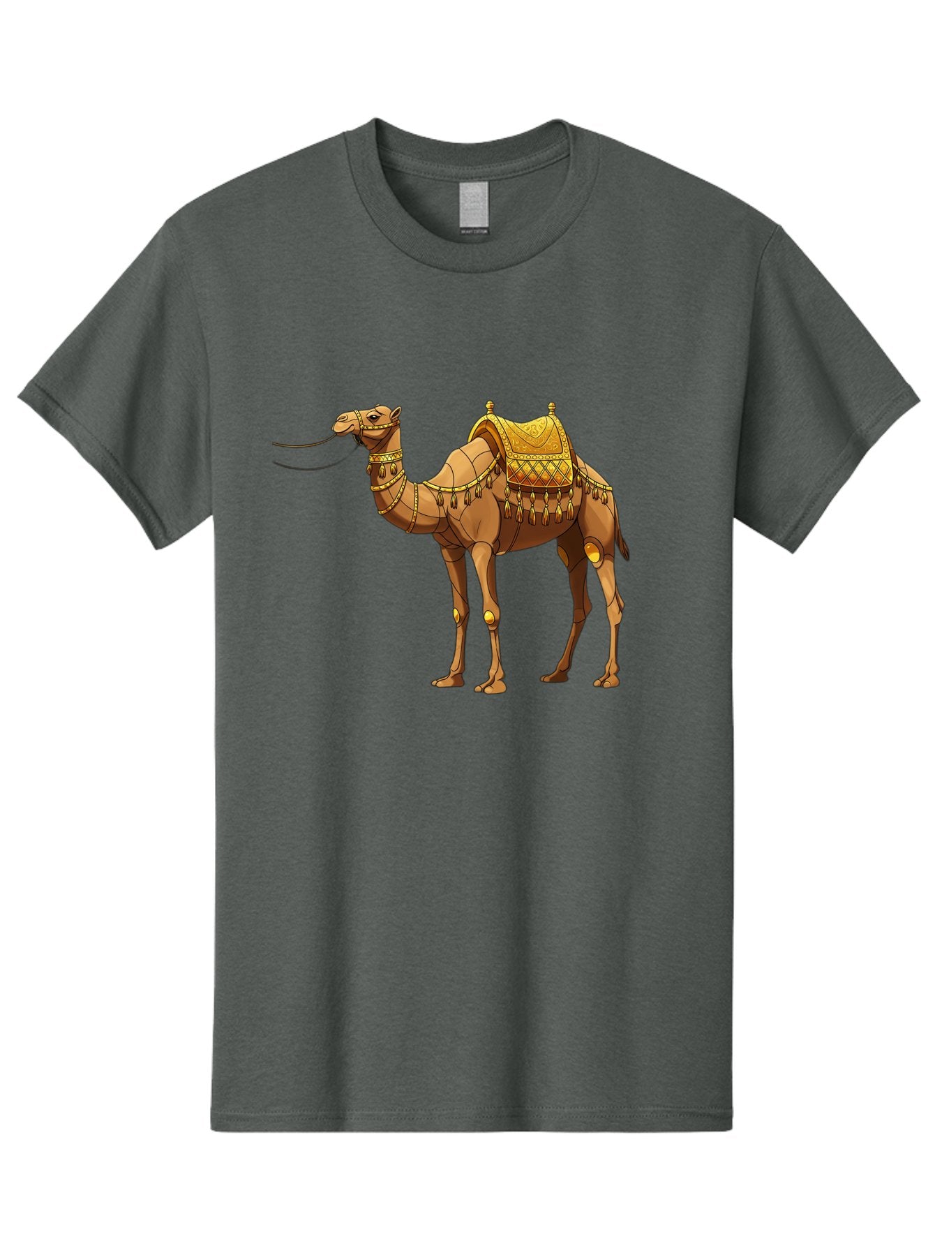 Golden-Camel-1 Men'S Graphic Tee, 100% Cotton, Comfortable Casual Summer Wear, Machine Washable, Vintage Camera, Old Camera, Antique Camera, Black Camera, Classic Photography, Photography Equipment, Nostalgic Device, Film Camera, Camera Art Bag546 5