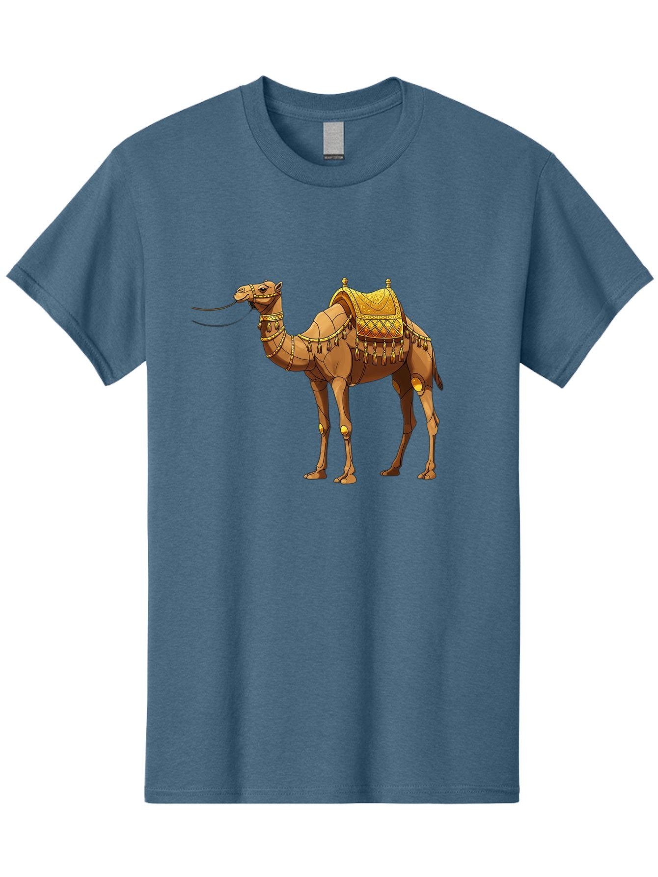 Golden-Camel-1 Men'S Graphic Tee, 100% Cotton, Comfortable Casual Summer Wear, Machine Washable, Vintage Camera, Old Camera, Antique Camera, Black Camera, Classic Photography, Photography Equipment, Nostalgic Device, Film Camera, Camera Art Bag546
