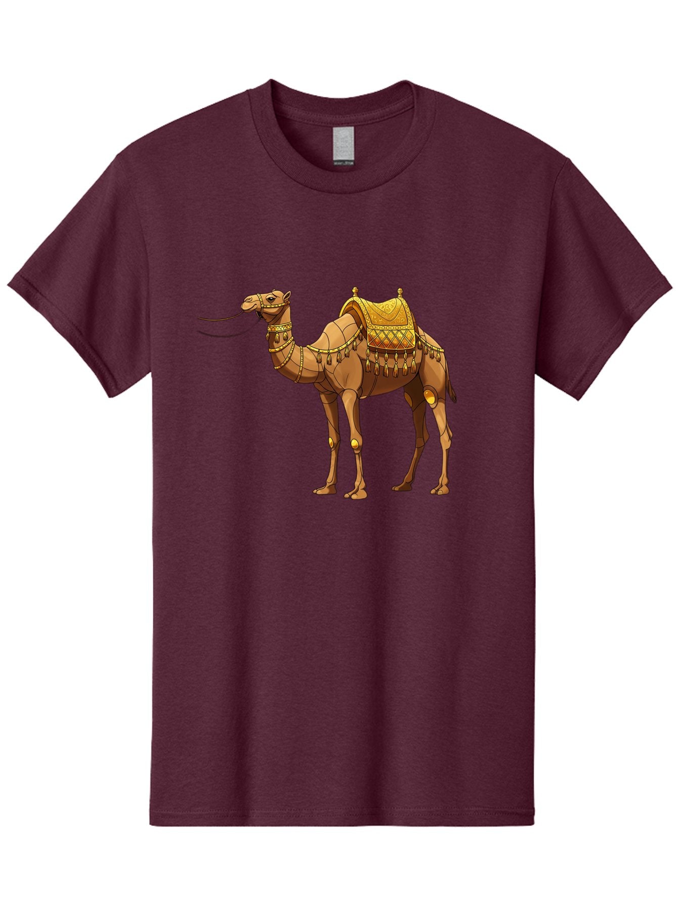 Golden-Camel-1 Men'S Graphic Tee, 100% Cotton, Comfortable Casual Summer Wear, Machine Washable, Vintage Camera, Old Camera, Antique Camera, Black Camera, Classic Photography, Photography Equipment, Nostalgic Device, Film Camera, Camera Art Bag546 7
