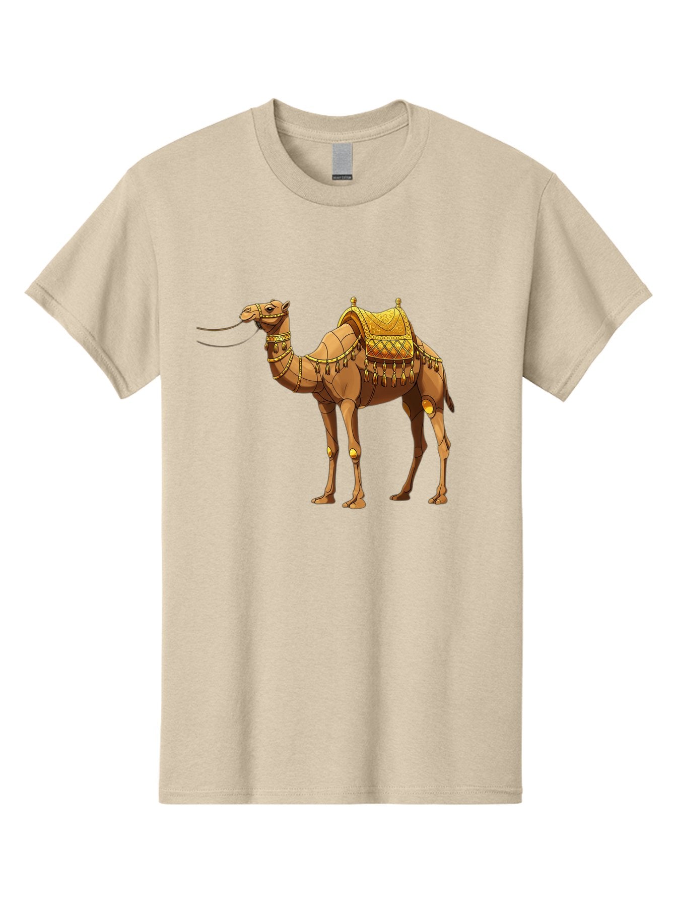 Golden-Camel-1 Men'S Graphic Tee, 100% Cotton, Comfortable Casual Summer Wear, Machine Washable, Vintage Camera, Old Camera, Antique Camera, Black Camera, Classic Photography, Photography Equipment, Nostalgic Device, Film Camera, Camera Art Bag546 4