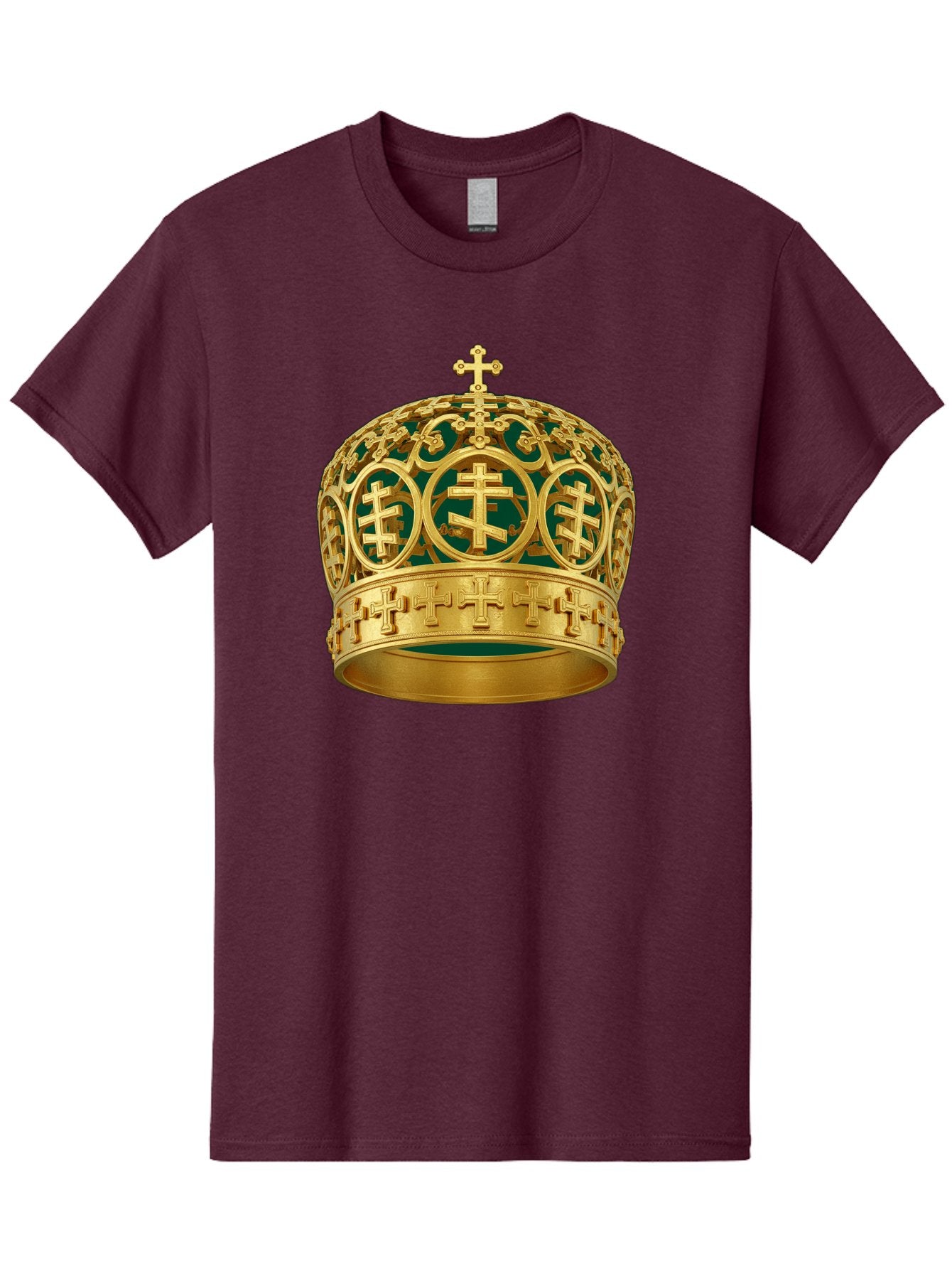 Golden-Cross-Crown Men'S Graphic Tee, 100% Cotton, Comfortable Casual Summer Wear, Machine Washable, Vintage Camera, Old Camera, Antique Camera, Black Camera, Classic Photography, Photography Equipment, Nostalgic Device, Film Camera, Bag549 8