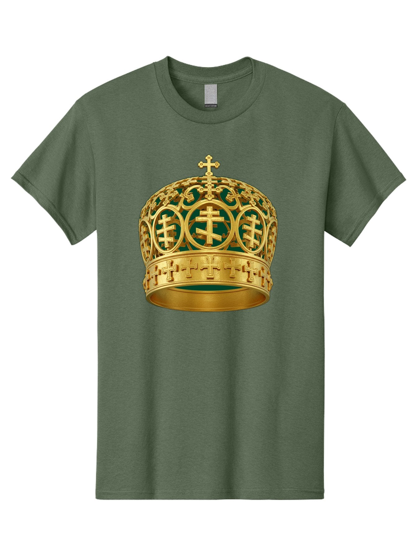 Golden-Cross-Crown Men'S Graphic Tee, 100% Cotton, Comfortable Casual Summer Wear, Machine Washable, Vintage Camera, Old Camera, Antique Camera, Black Camera, Classic Photography, Photography Equipment, Nostalgic Device, Film Camera, Bag549 7