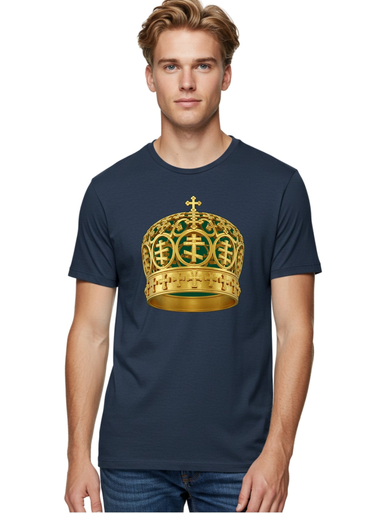 Golden-Cross-Crown Men'S Graphic Tee, 100% Cotton, Comfortable Casual Summer Wear, Machine Washable, Vintage Camera, Old Camera, Antique Camera, Black Camera, Classic Photography, Photography Equipment, Nostalgic Device, Film Camera, Bag549 27