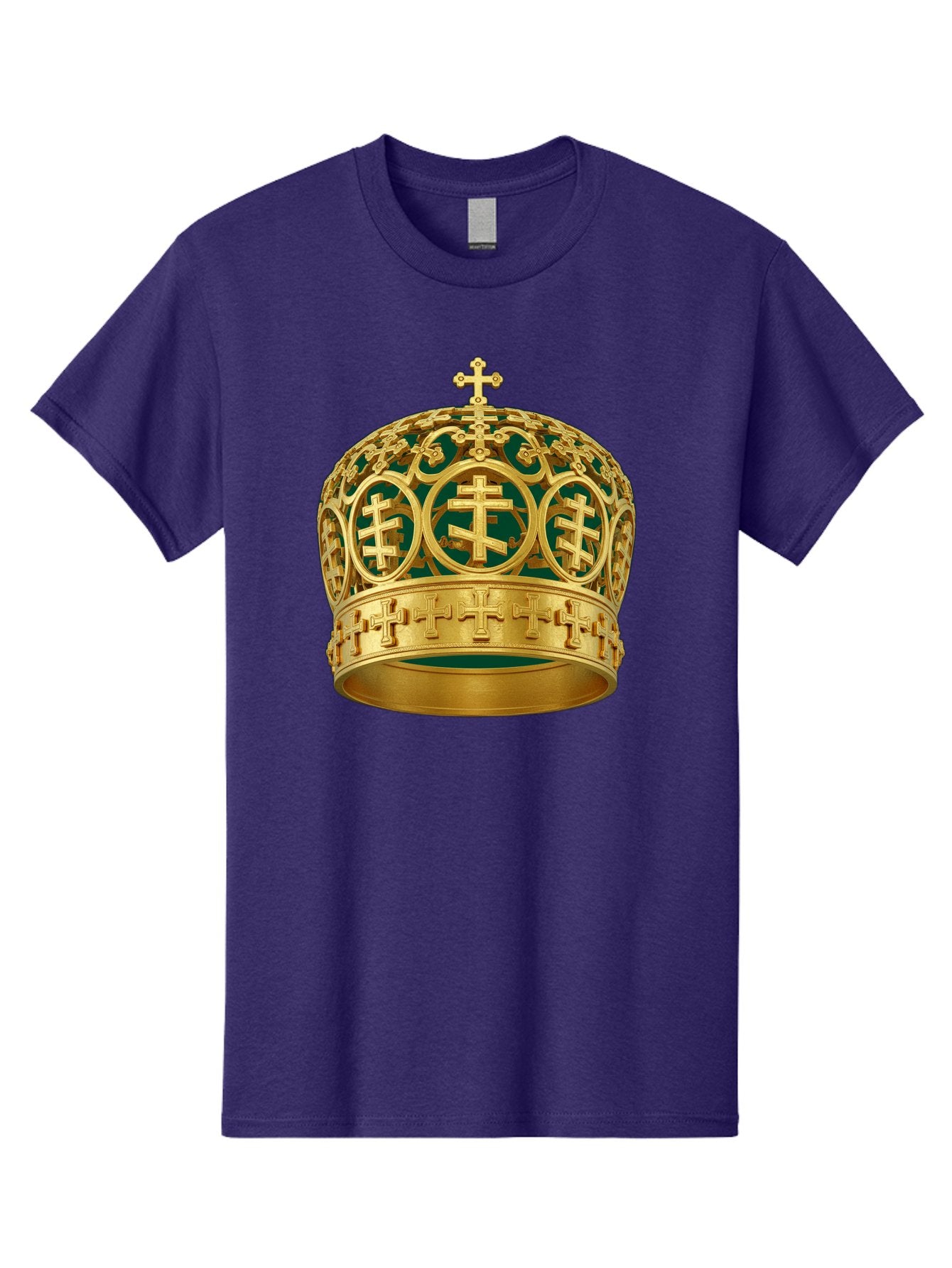 Golden-Cross-Crown Men'S Graphic Tee, 100% Cotton, Comfortable Casual Summer Wear, Machine Washable, Vintage Camera, Old Camera, Antique Camera, Black Camera, Classic Photography, Photography Equipment, Nostalgic Device, Film Camera, Bag549